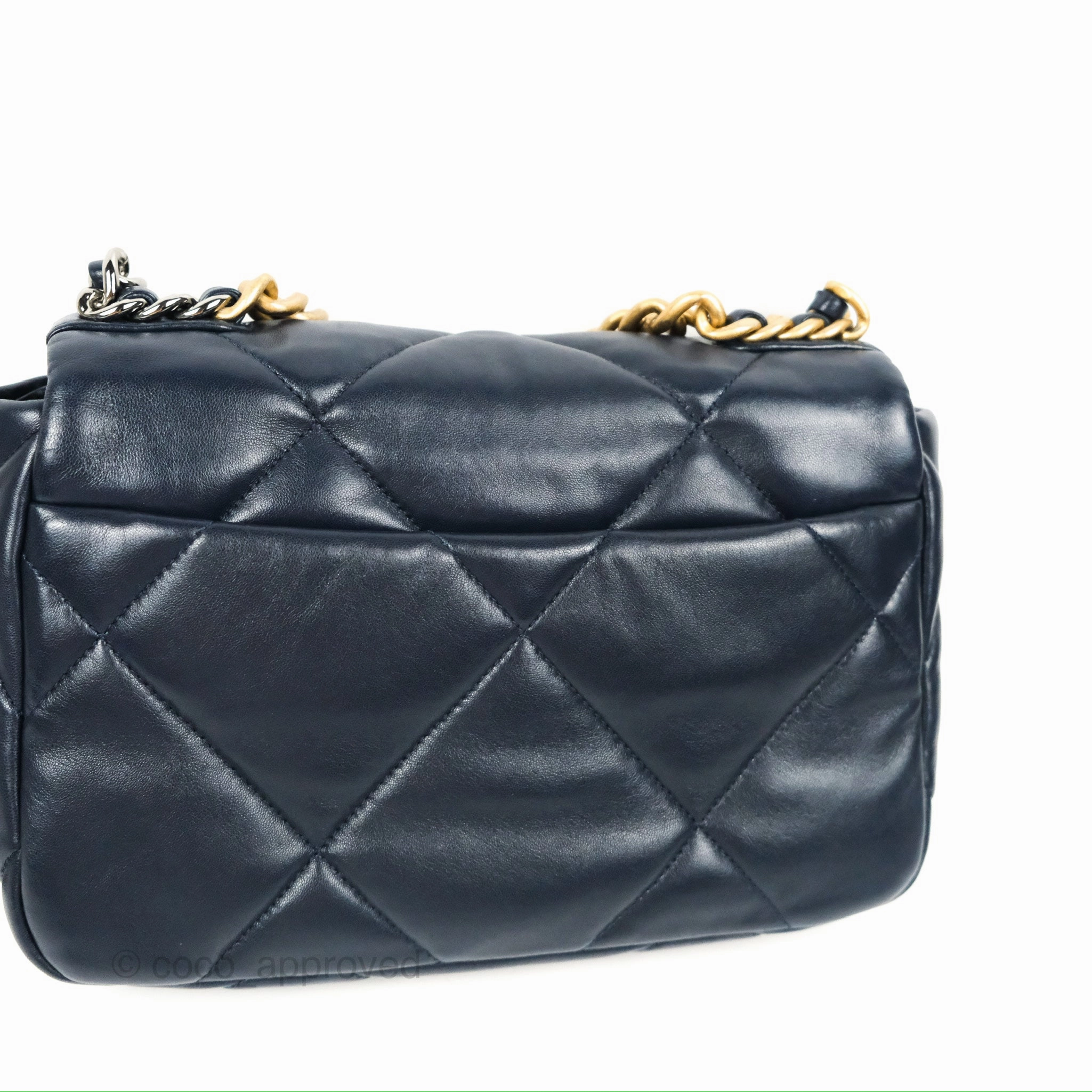 Chanel 19 Small Navy Mixed Hardware