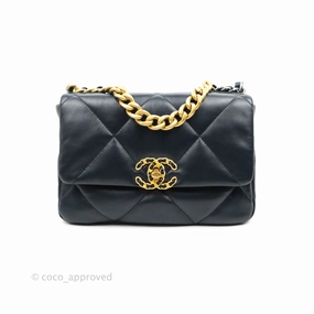 Chanel 19 Small Navy Mixed Hardware