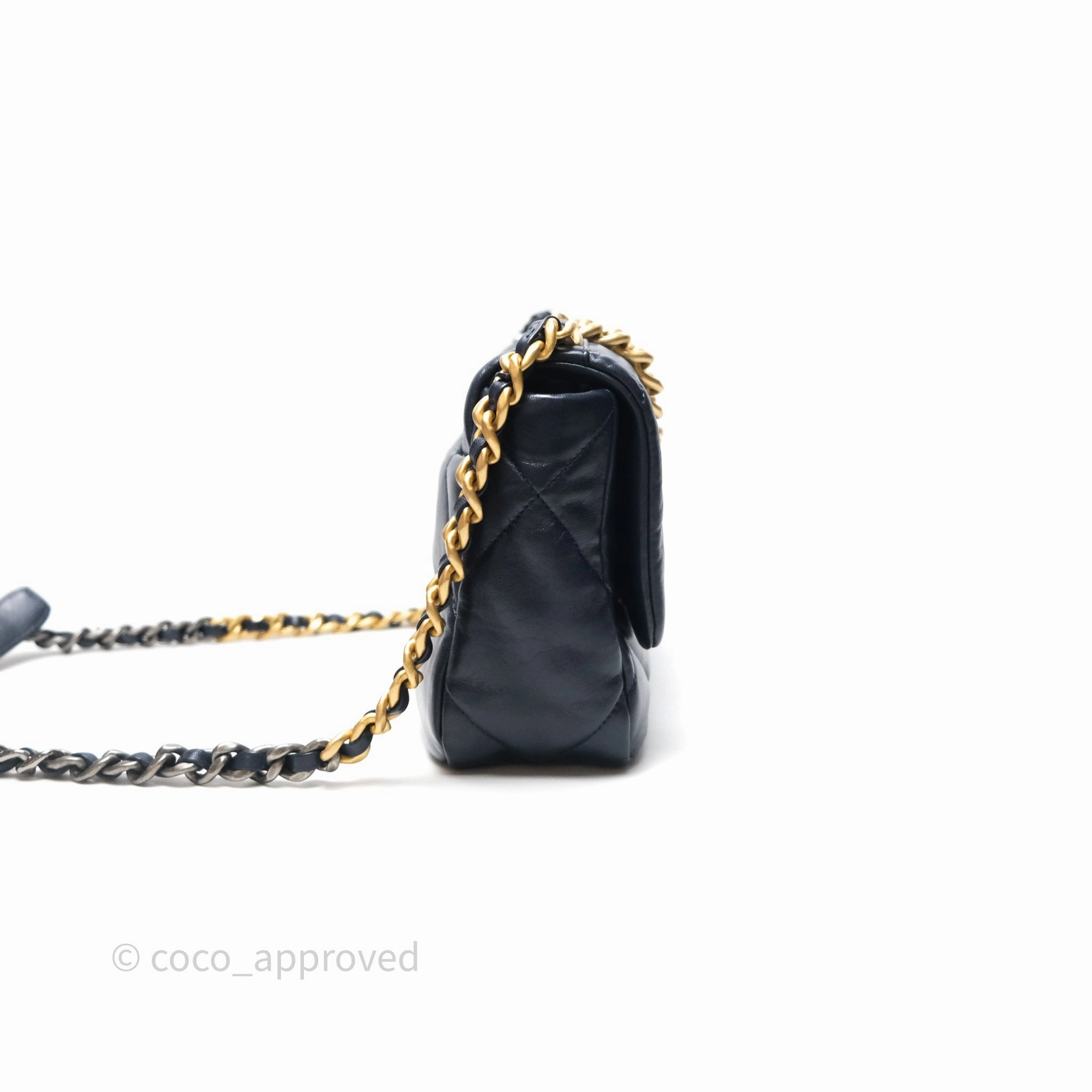 Chanel 19 Small Navy Mixed Hardware