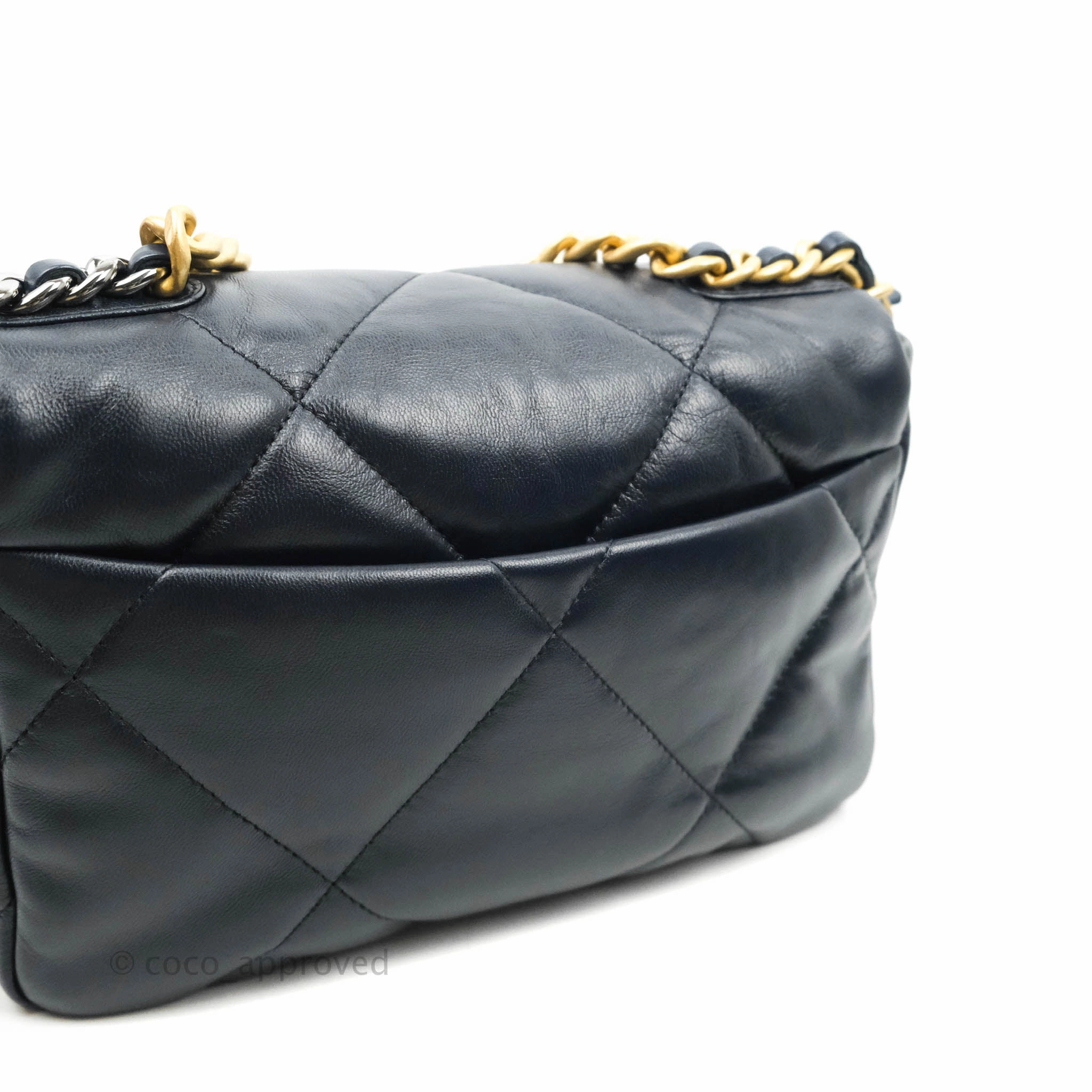 Chanel 19 Small Navy Mixed Hardware