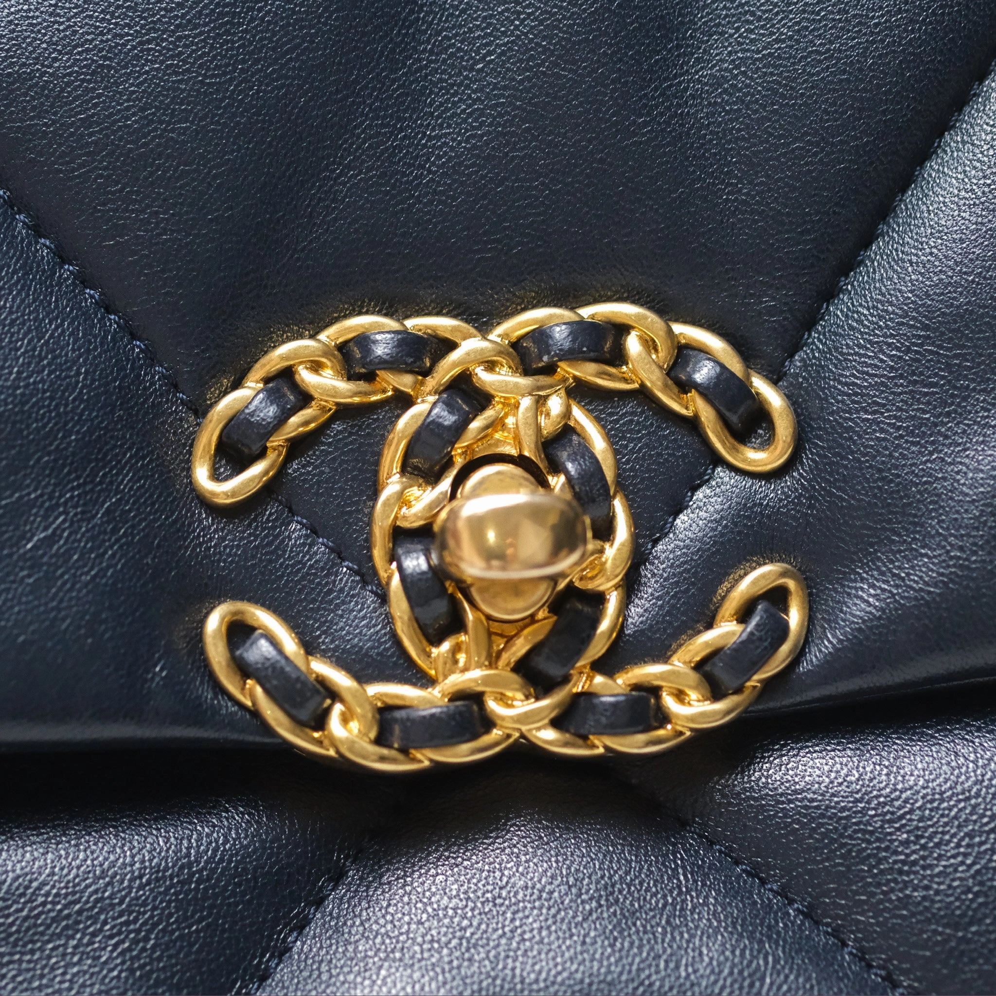 Chanel 19 Small Navy Mixed Hardware