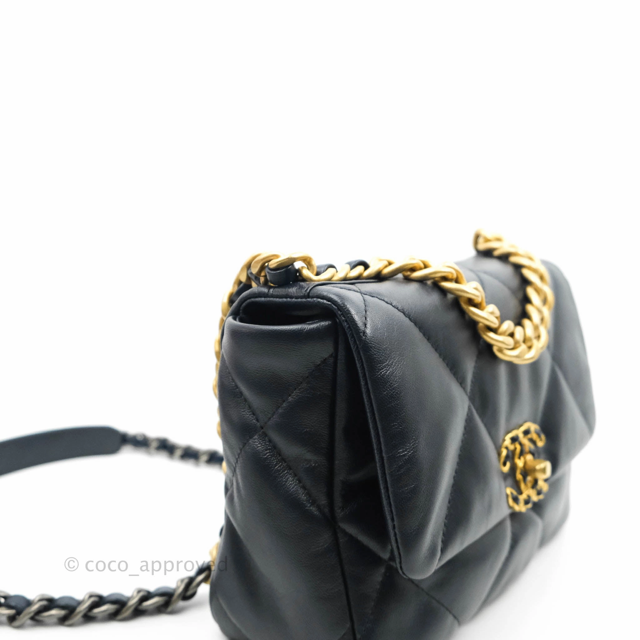 Chanel 19 Small Navy Mixed Hardware