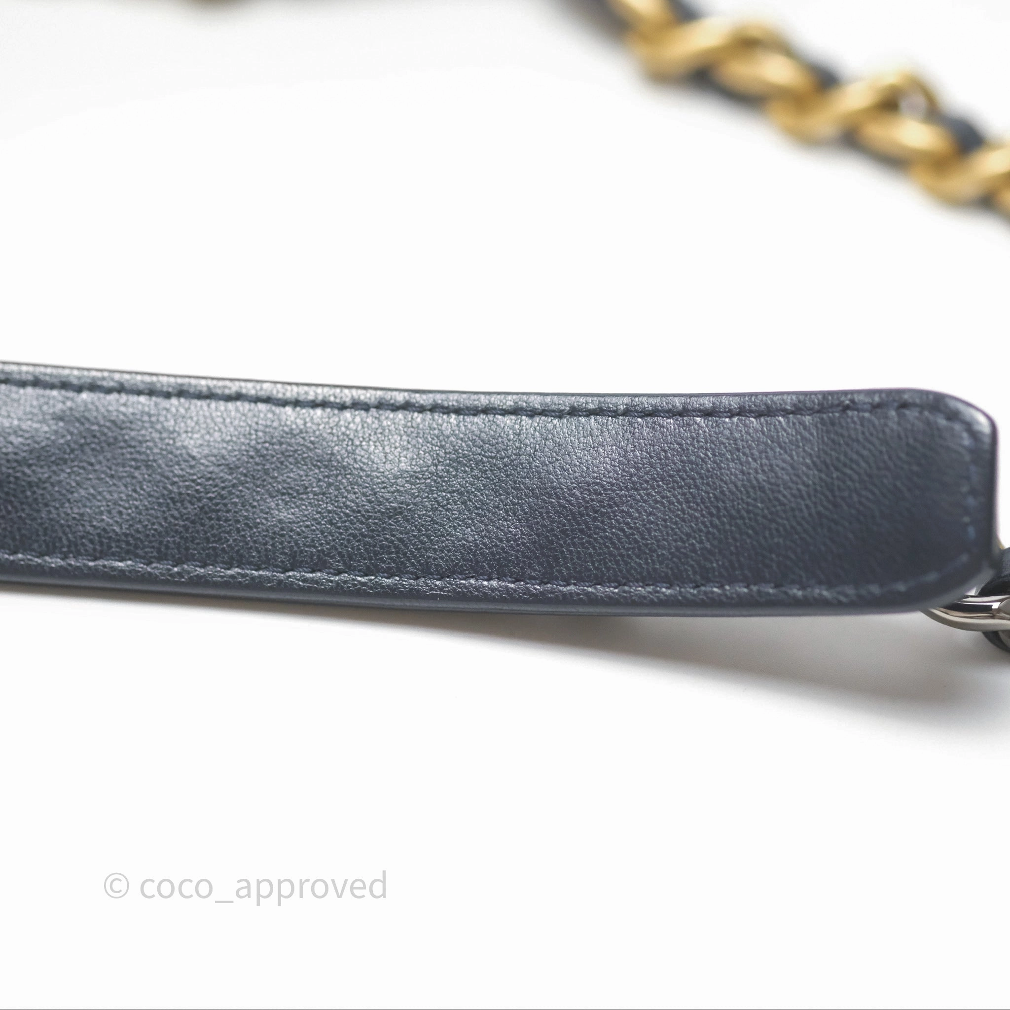 Chanel 19 Small Navy Mixed Hardware