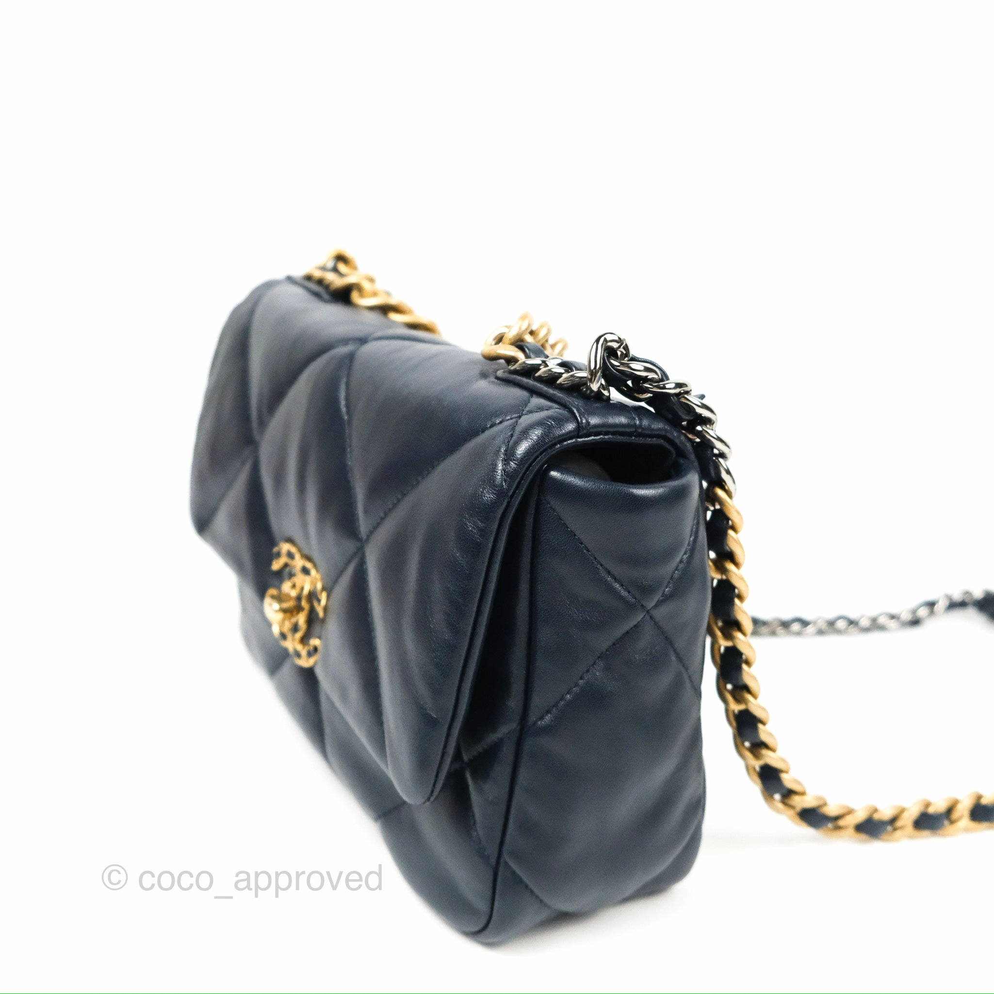 Chanel 19 Small Navy Mixed Hardware