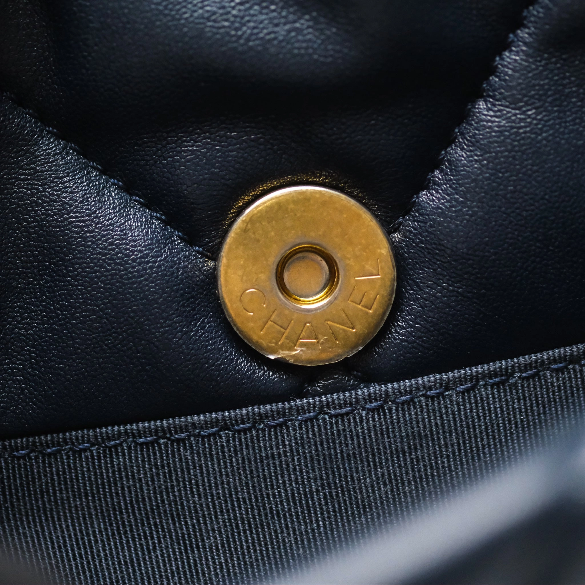 Chanel 19 Small Navy Mixed Hardware