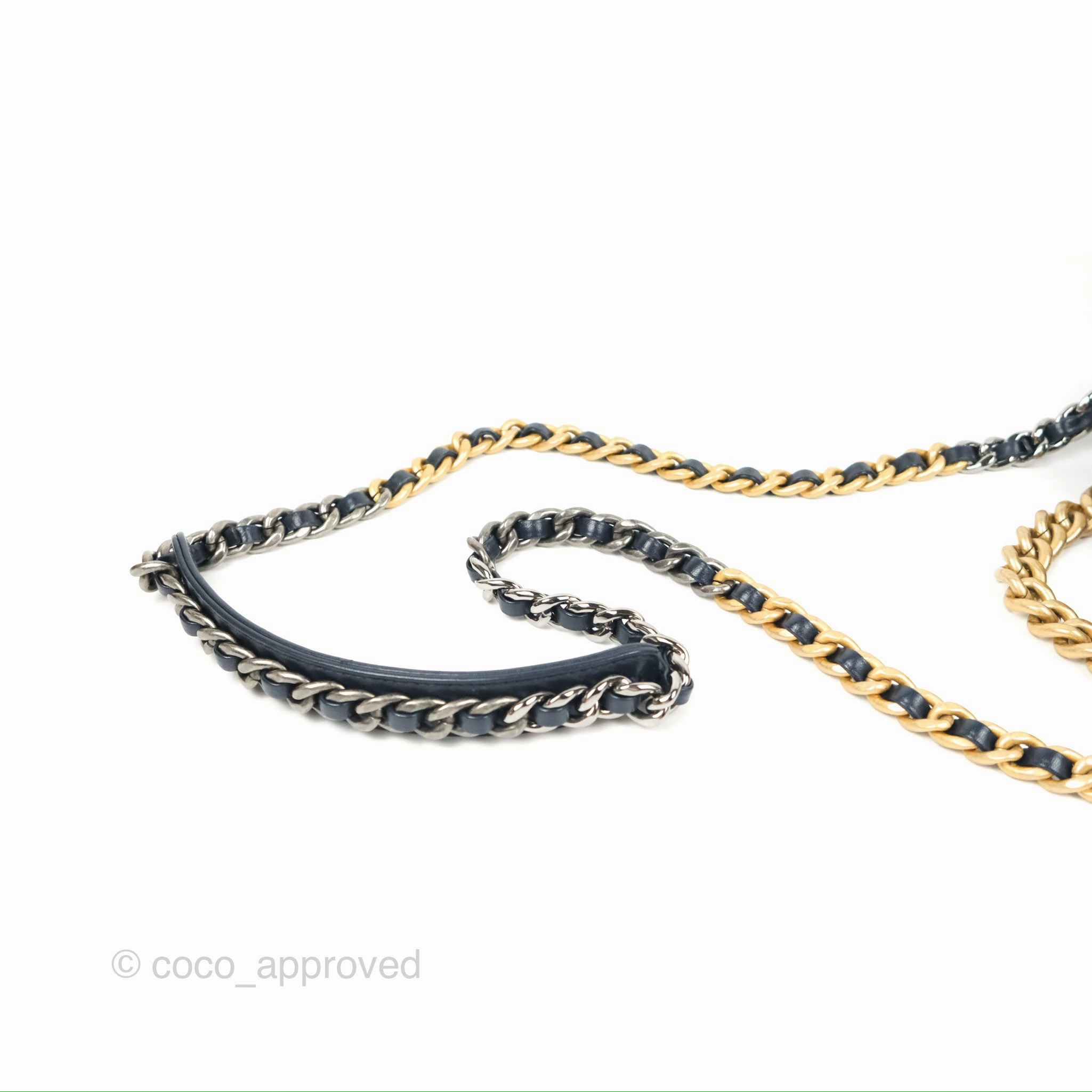 Chanel 19 Small Navy Mixed Hardware