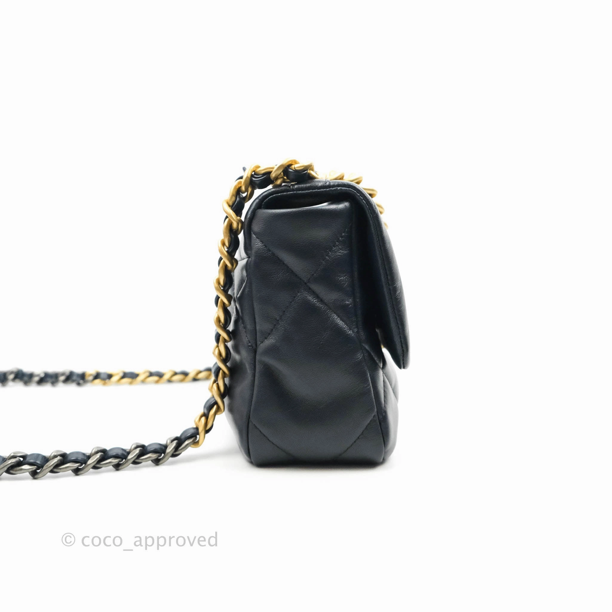 Chanel 19 Small Navy Mixed Hardware