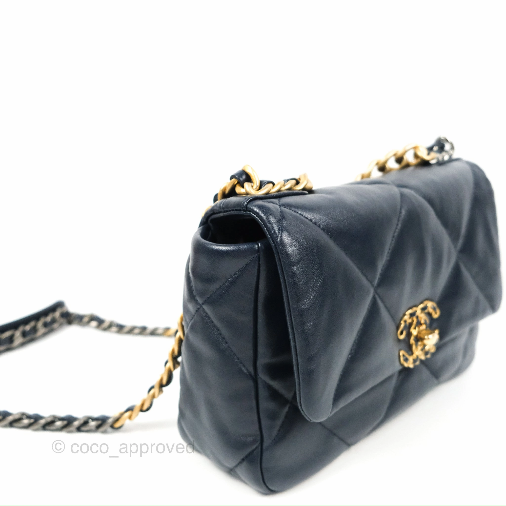Chanel 19 Small Navy Mixed Hardware