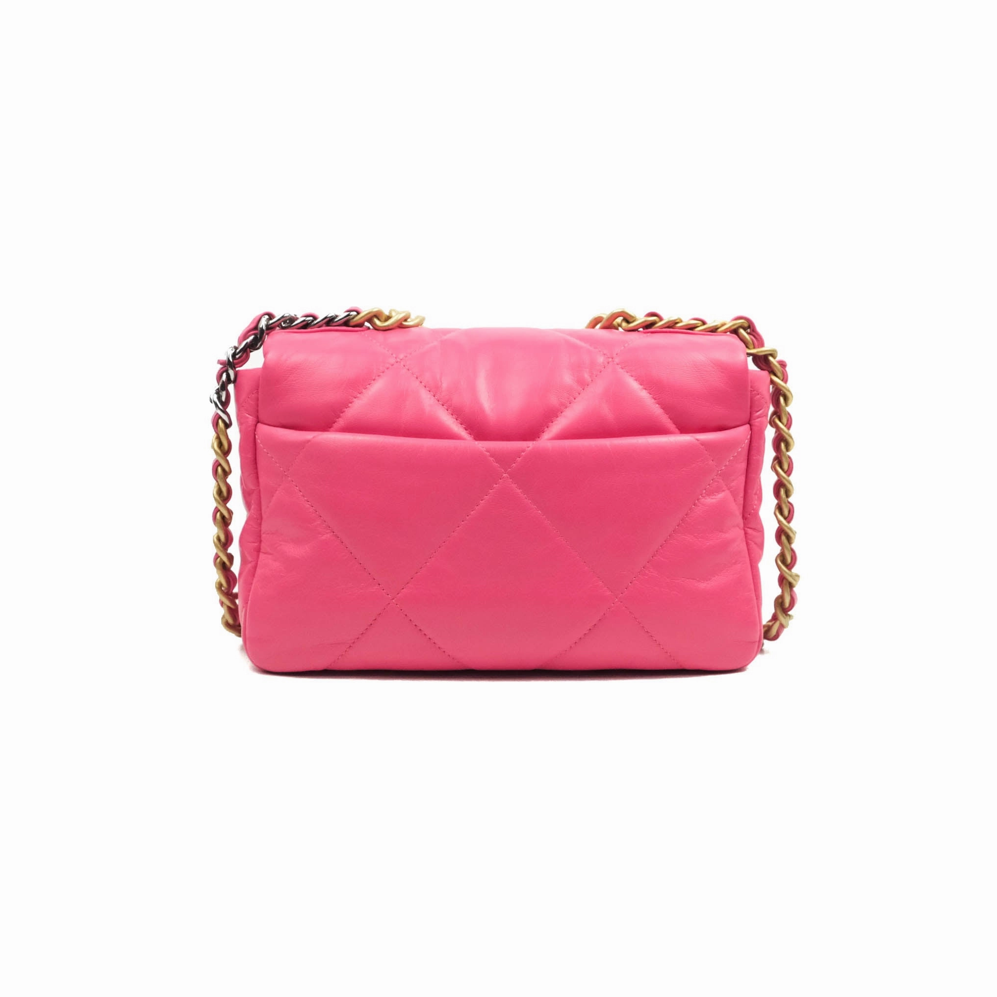 Chanel 19 Small Rosy Pink Goatskin Mixed Hardware 20K