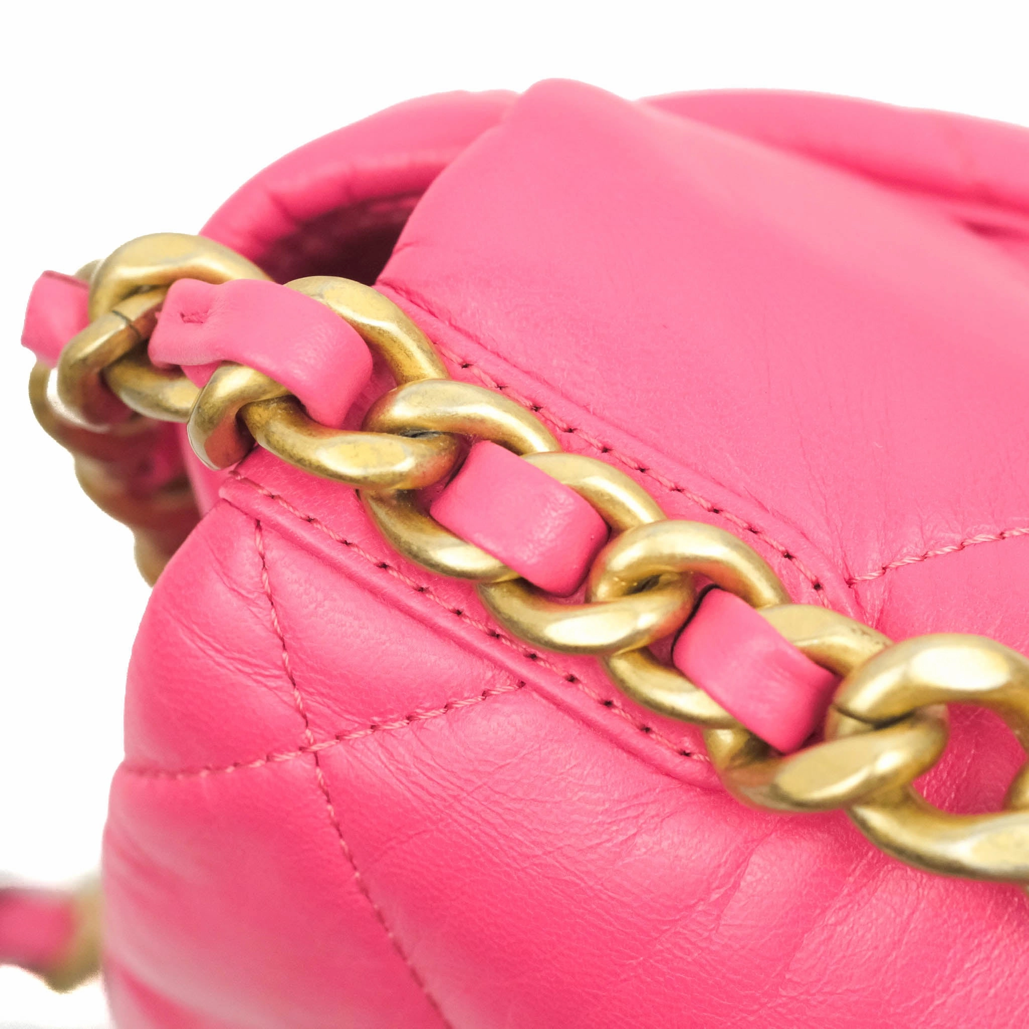 Chanel 19 Small Rosy Pink Goatskin Mixed Hardware 20K