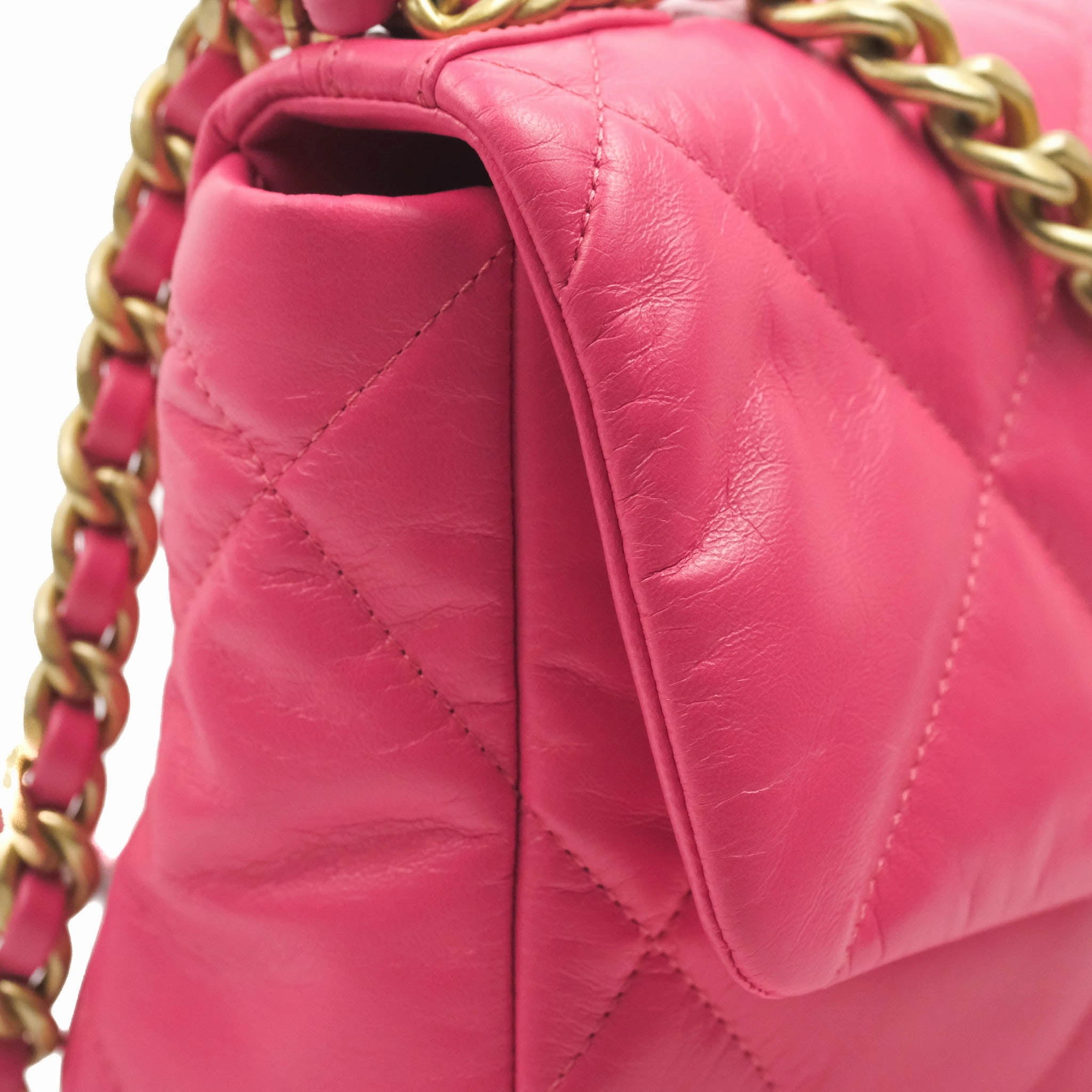 Chanel 19 Small Rosy Pink Goatskin Mixed Hardware 20K