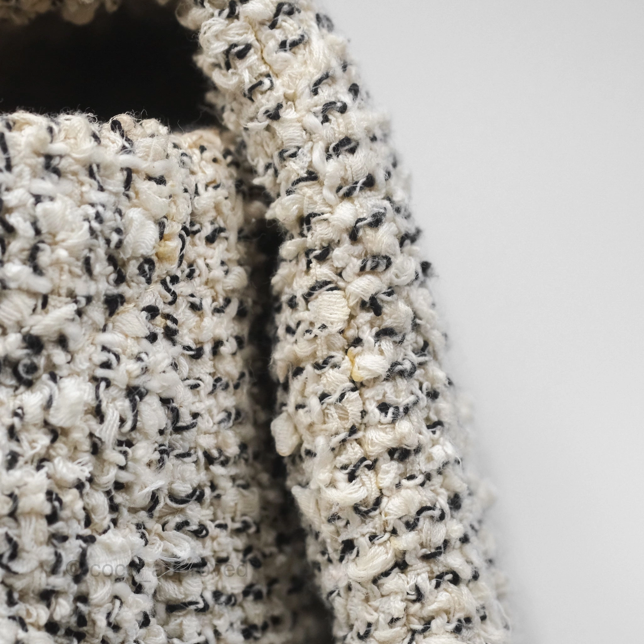 Chanel 19 Small Tweed Oreo Cream Mixed Hardware