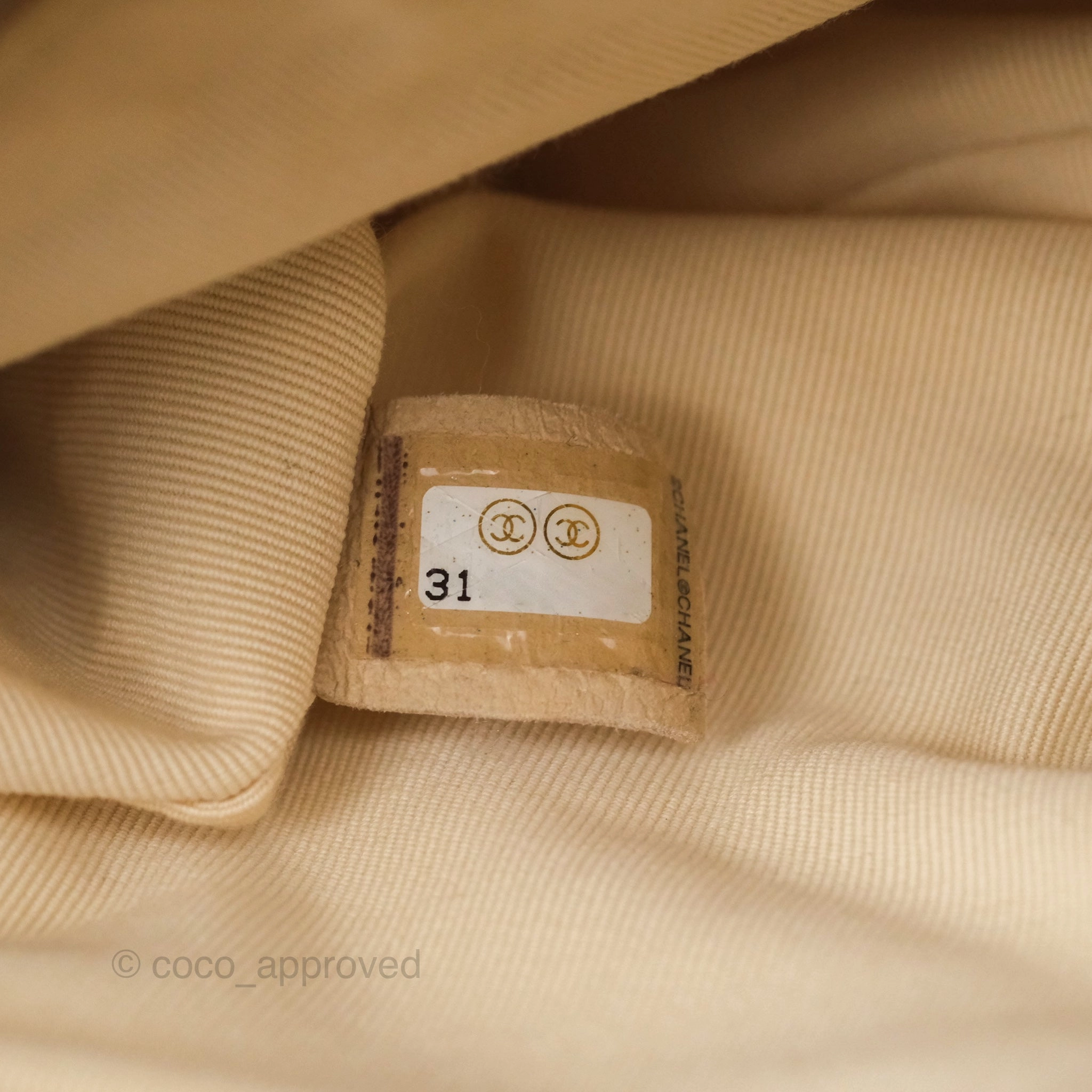 Chanel 19 Small Tweed Oreo Cream Mixed Hardware