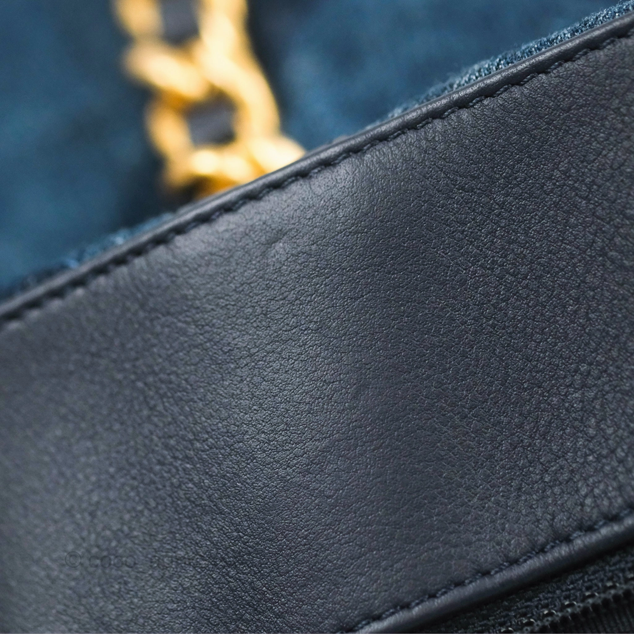 Chanel 19 Tote Quilted Denim Mixed Hardware