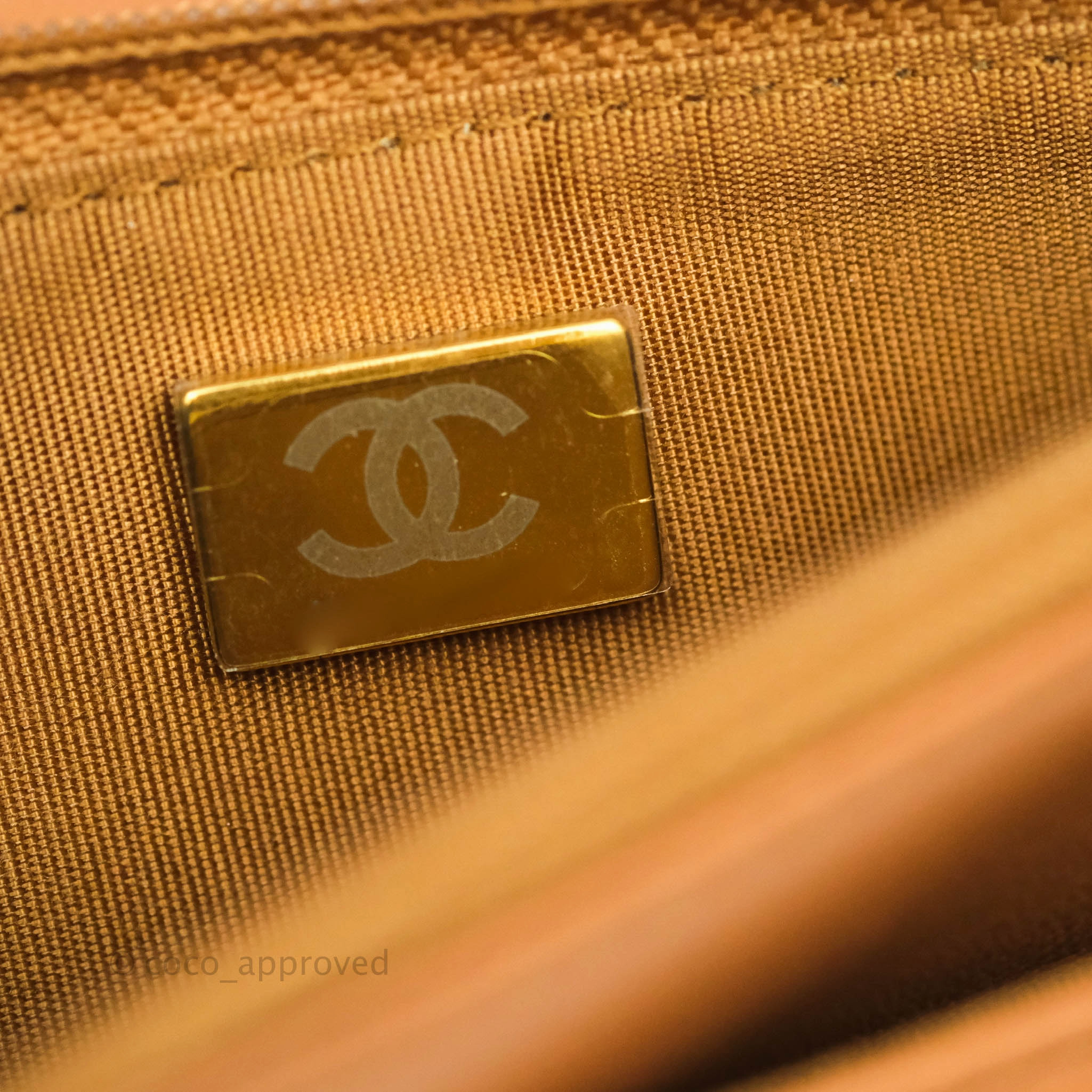 Chanel 19 Wallet on Chain WOC Dark Beige Caramel Lambskin Mixed Hardware 21K