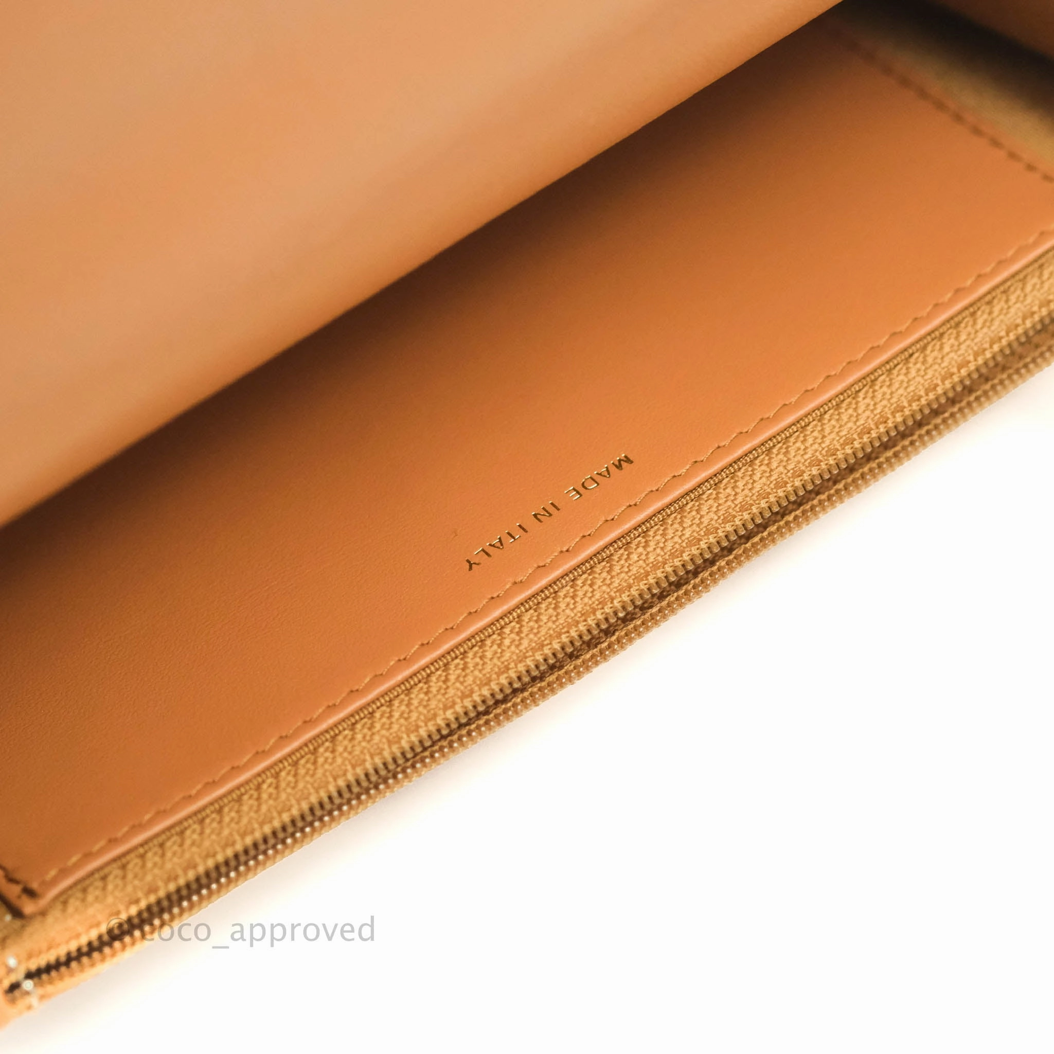 Chanel 19 Wallet on Chain WOC Dark Beige Caramel Lambskin Mixed Hardware 21K