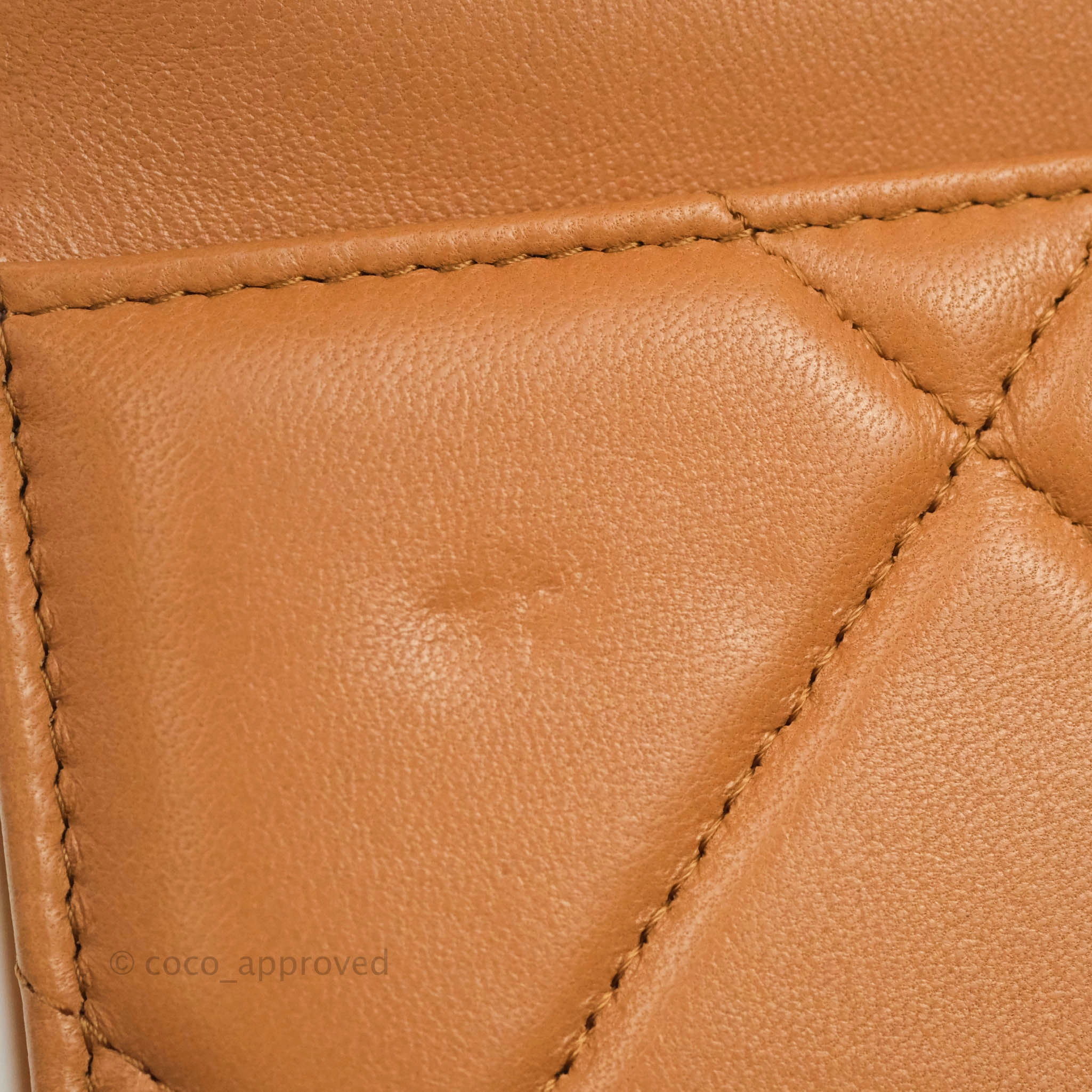 Chanel 19 Wallet on Chain WOC Dark Beige Caramel Lambskin Mixed Hardware 21K