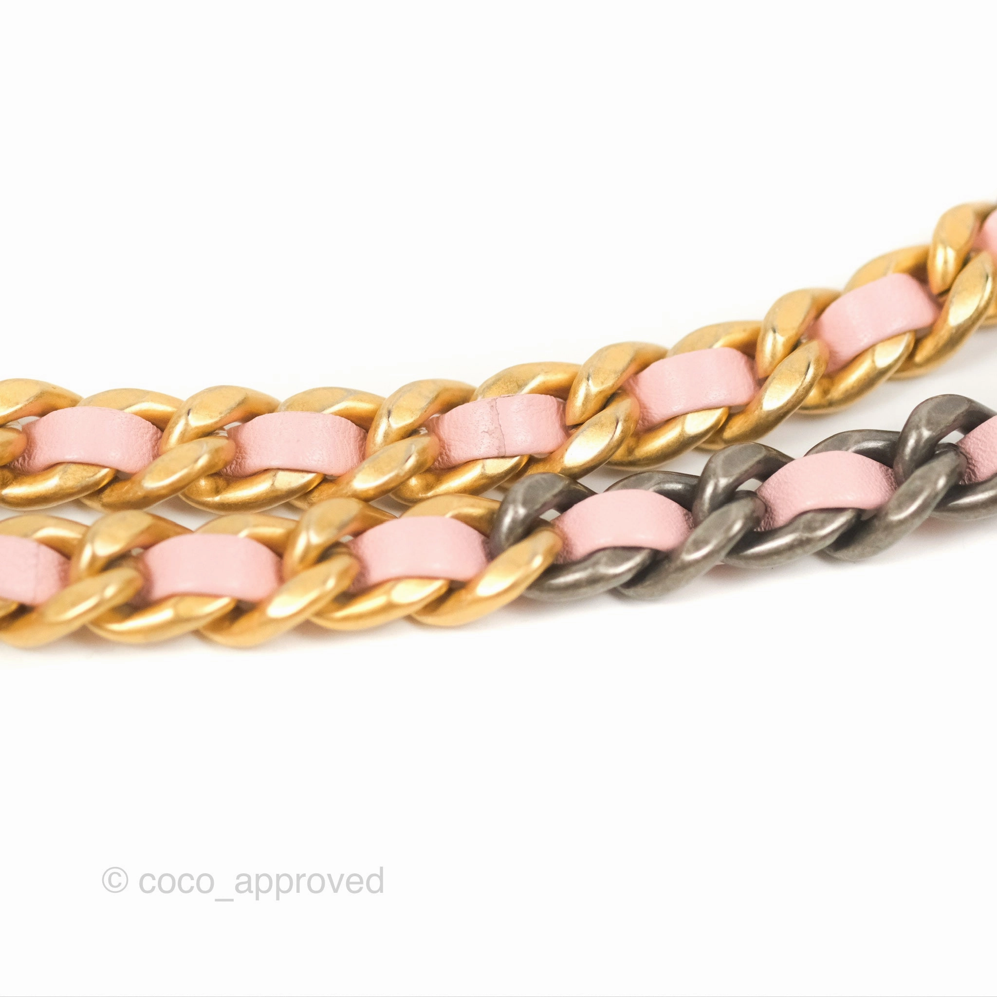 Chanel 19 Wallet on Chain WOC Light Pink Mixed Hardware