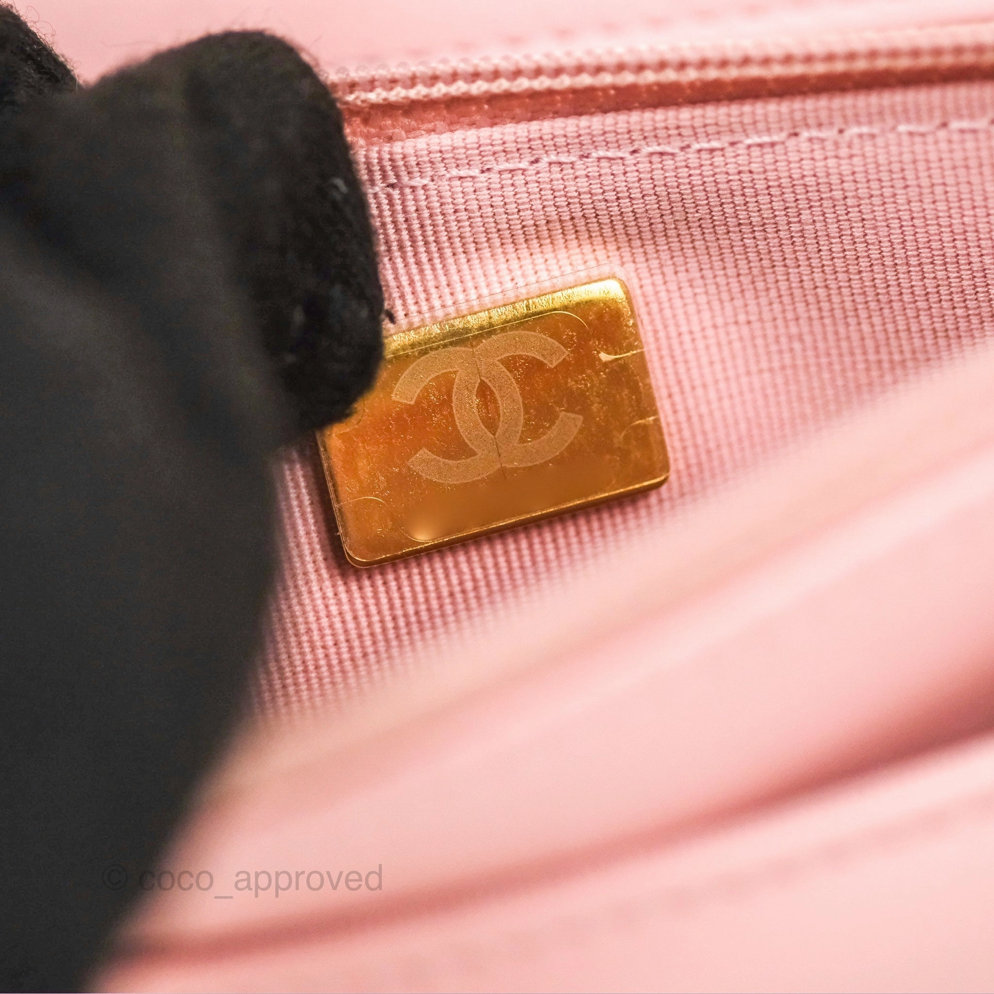 Chanel 19 Wallet on Chain WOC Light Pink Mixed Hardware
