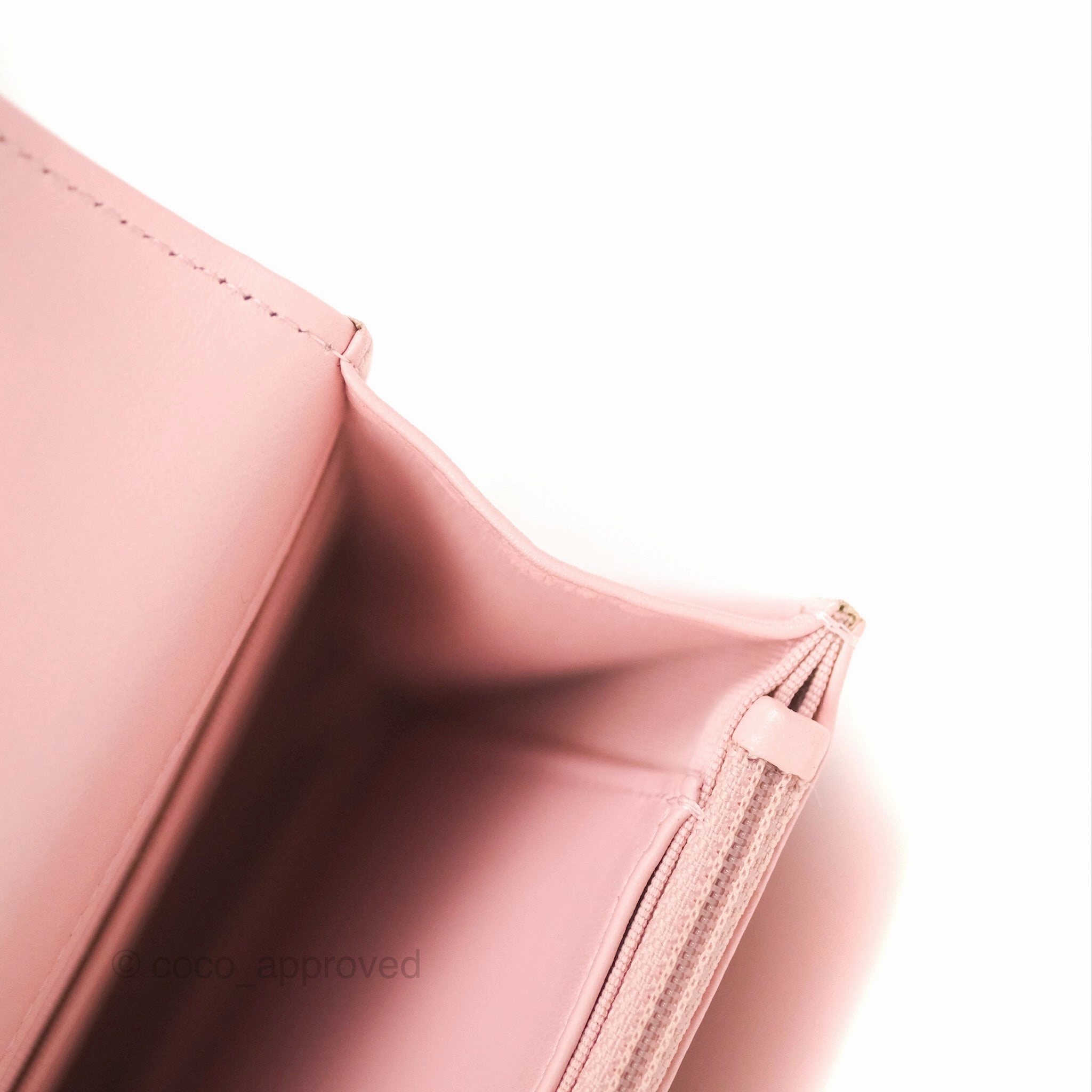 Chanel 19 Wallet on Chain WOC Light Pink Mixed Hardware
