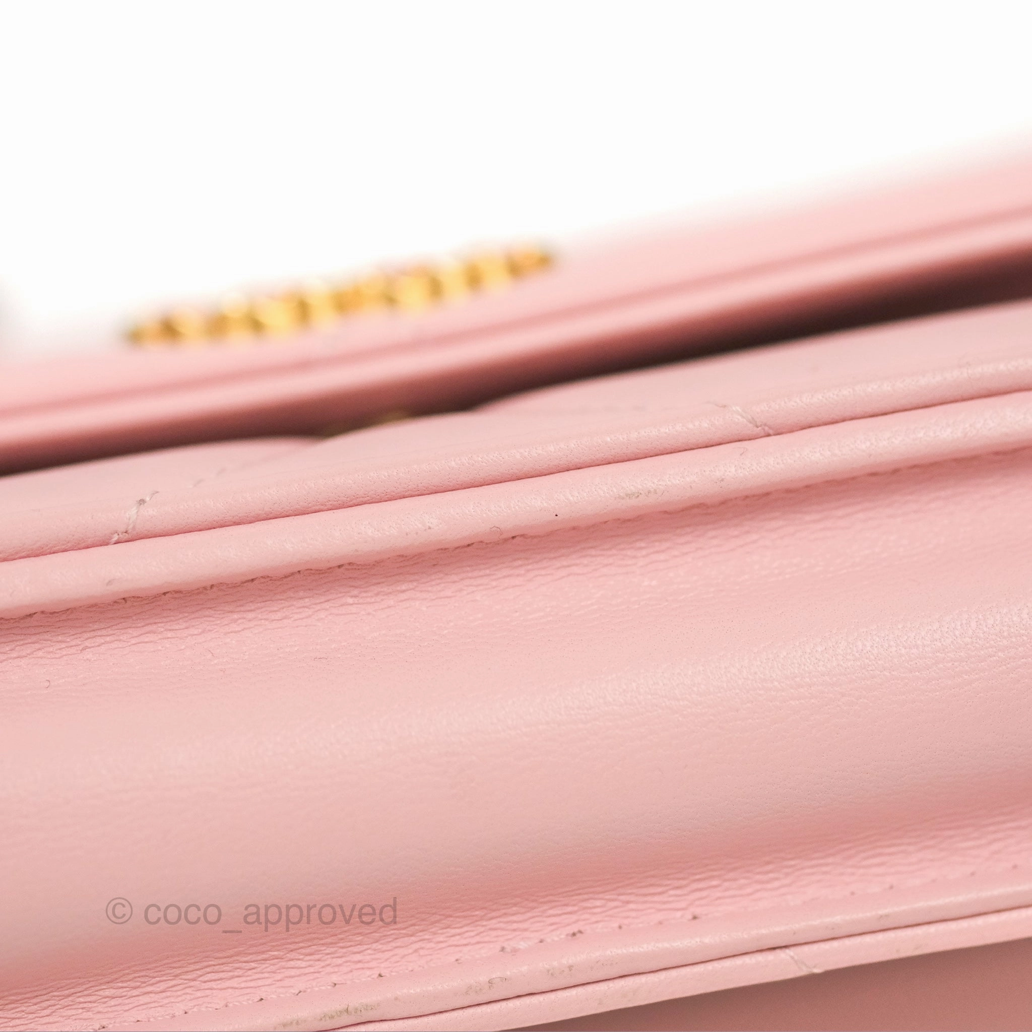 Chanel 19 Wallet on Chain WOC Light Pink Mixed Hardware