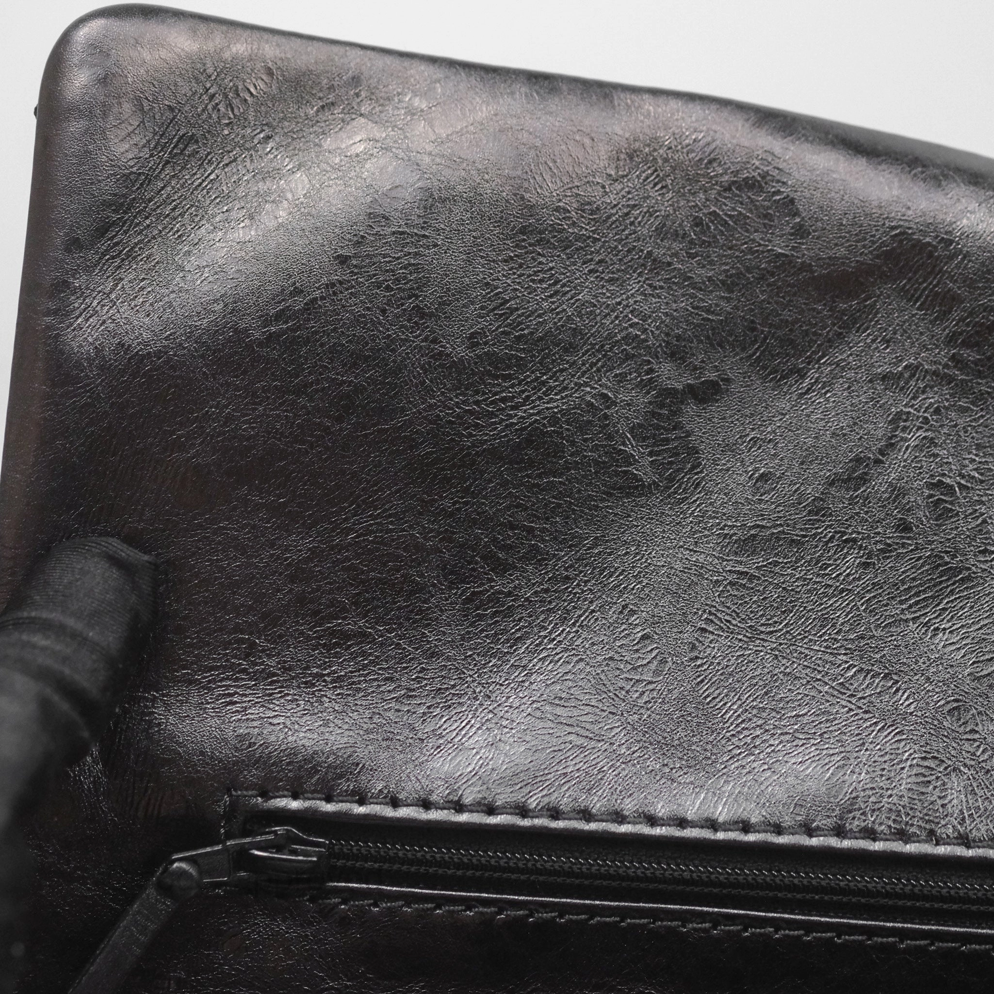 Chanel 228 Reissue Flap Quilted Black Crumpled Calfskin Ruthenium Hardware