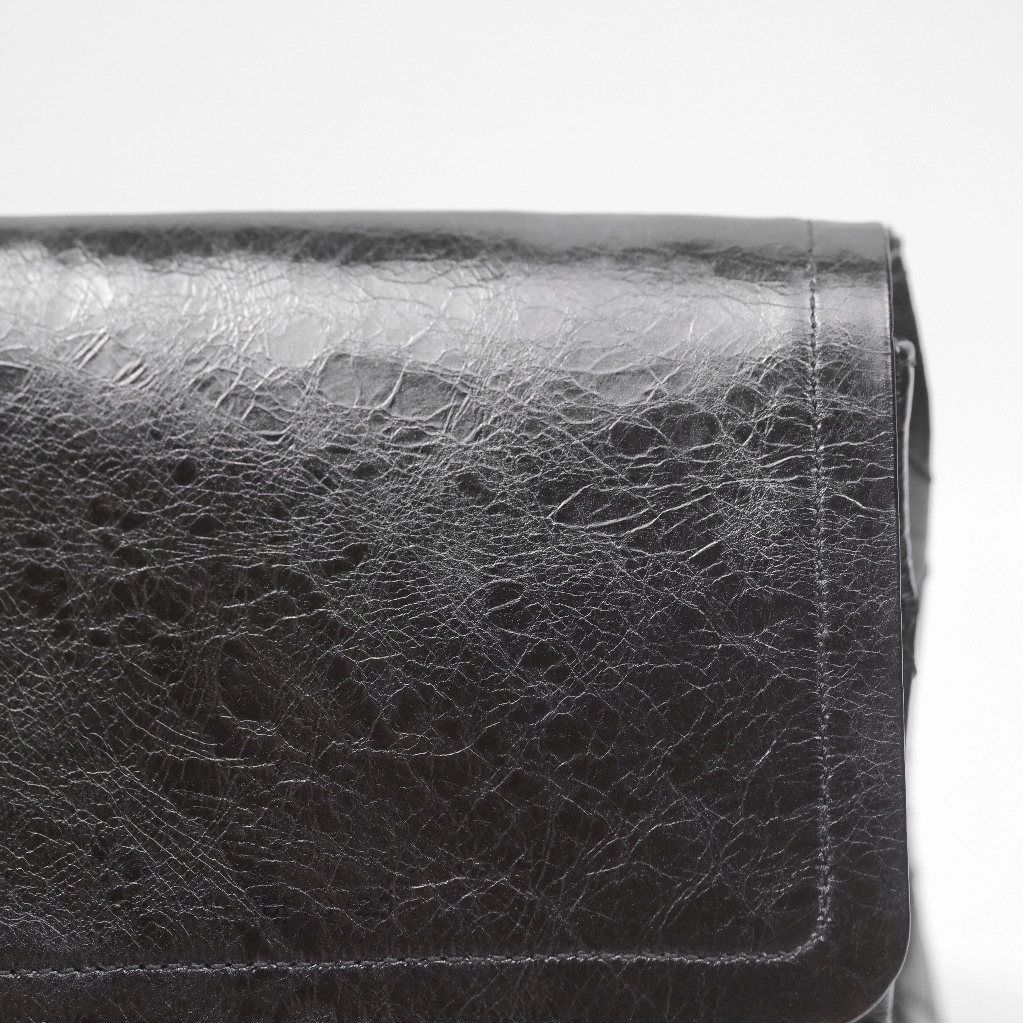 Chanel 228 Reissue Flap Quilted Black Crumpled Calfskin Ruthenium Hardware