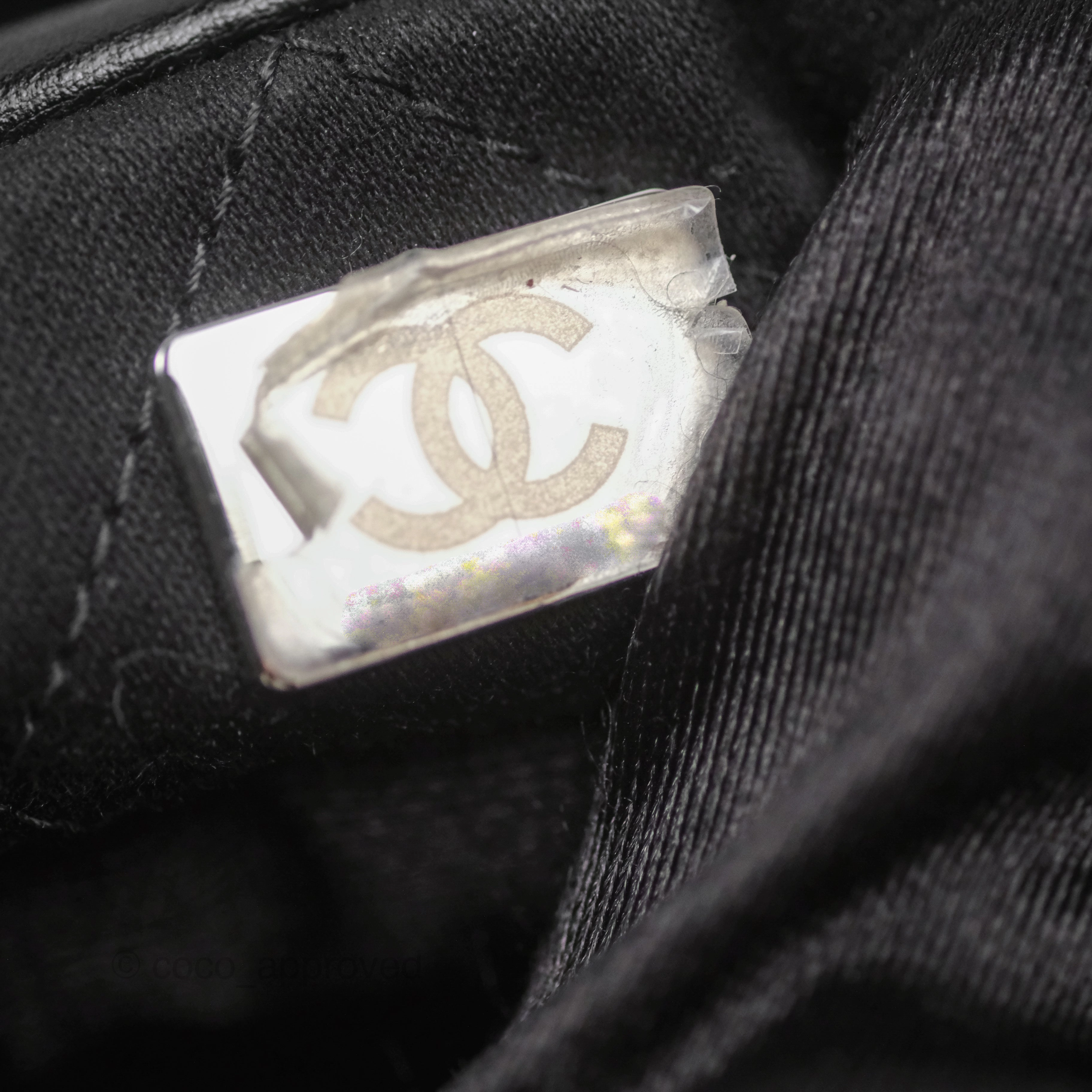 Chanel 22 Small Black Calfskin So Black Hardware