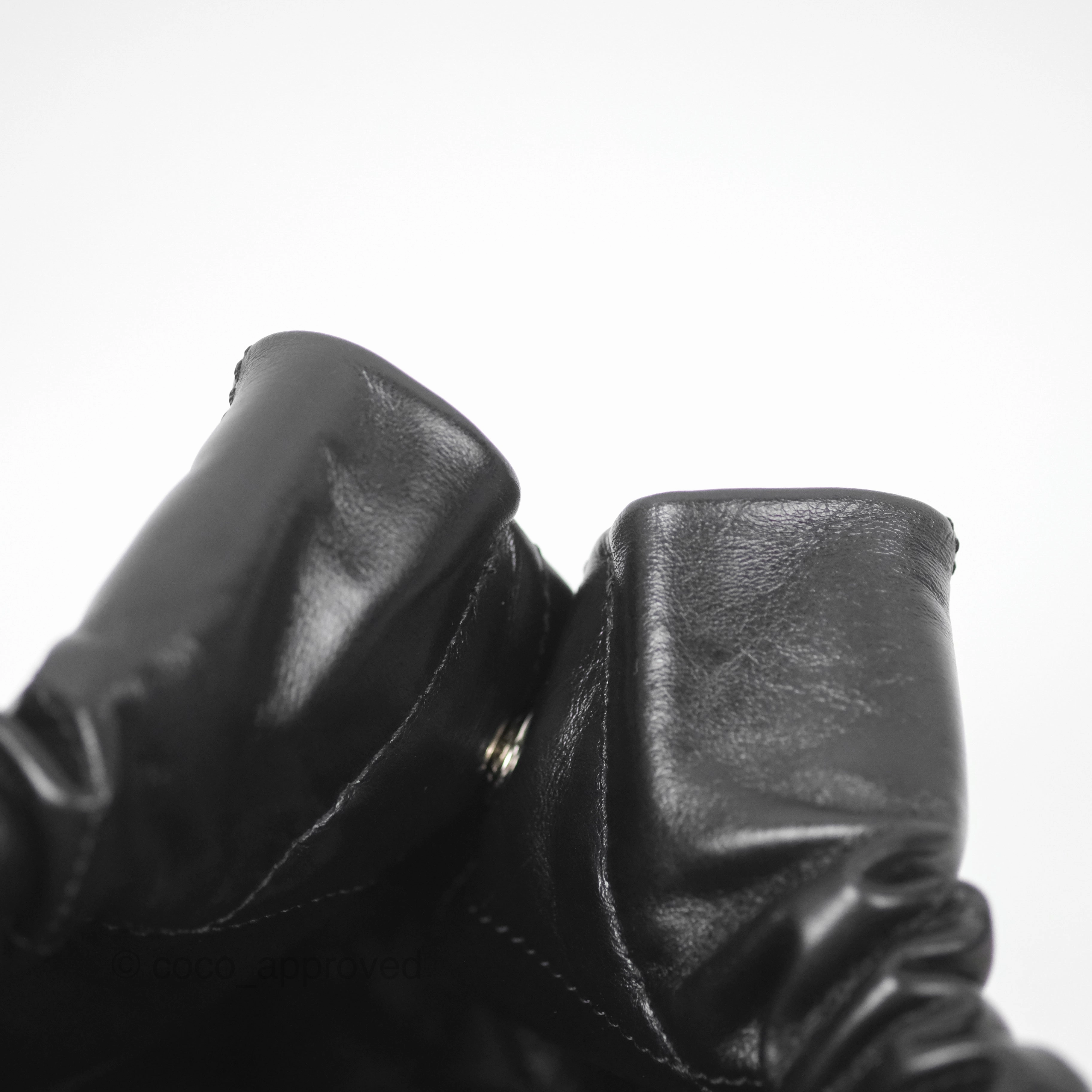 Chanel 22 Small Black Calfskin So Black Hardware