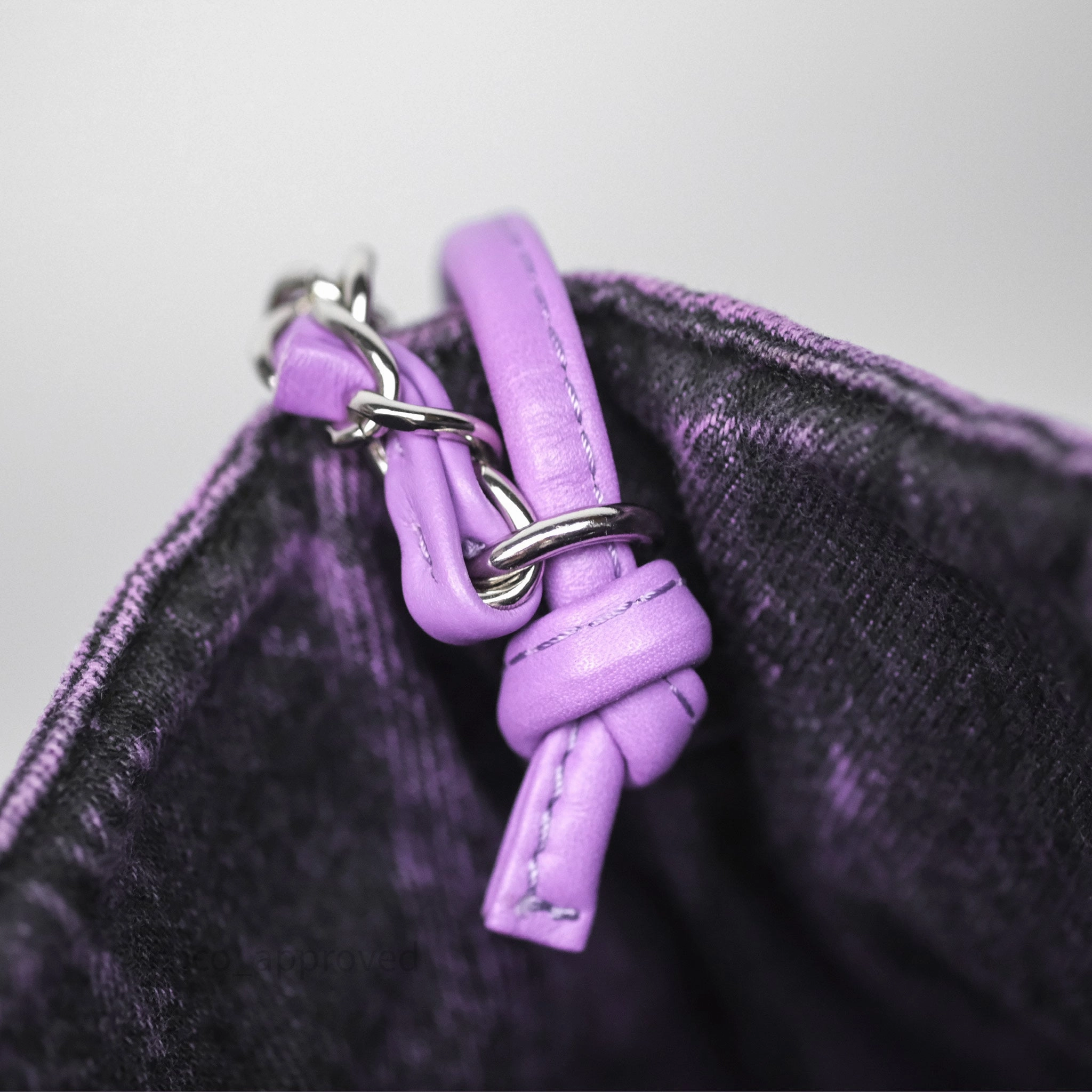Chanel 31 Large Shopping Bag Quilted Denimpression Purple Black Silver Hardware