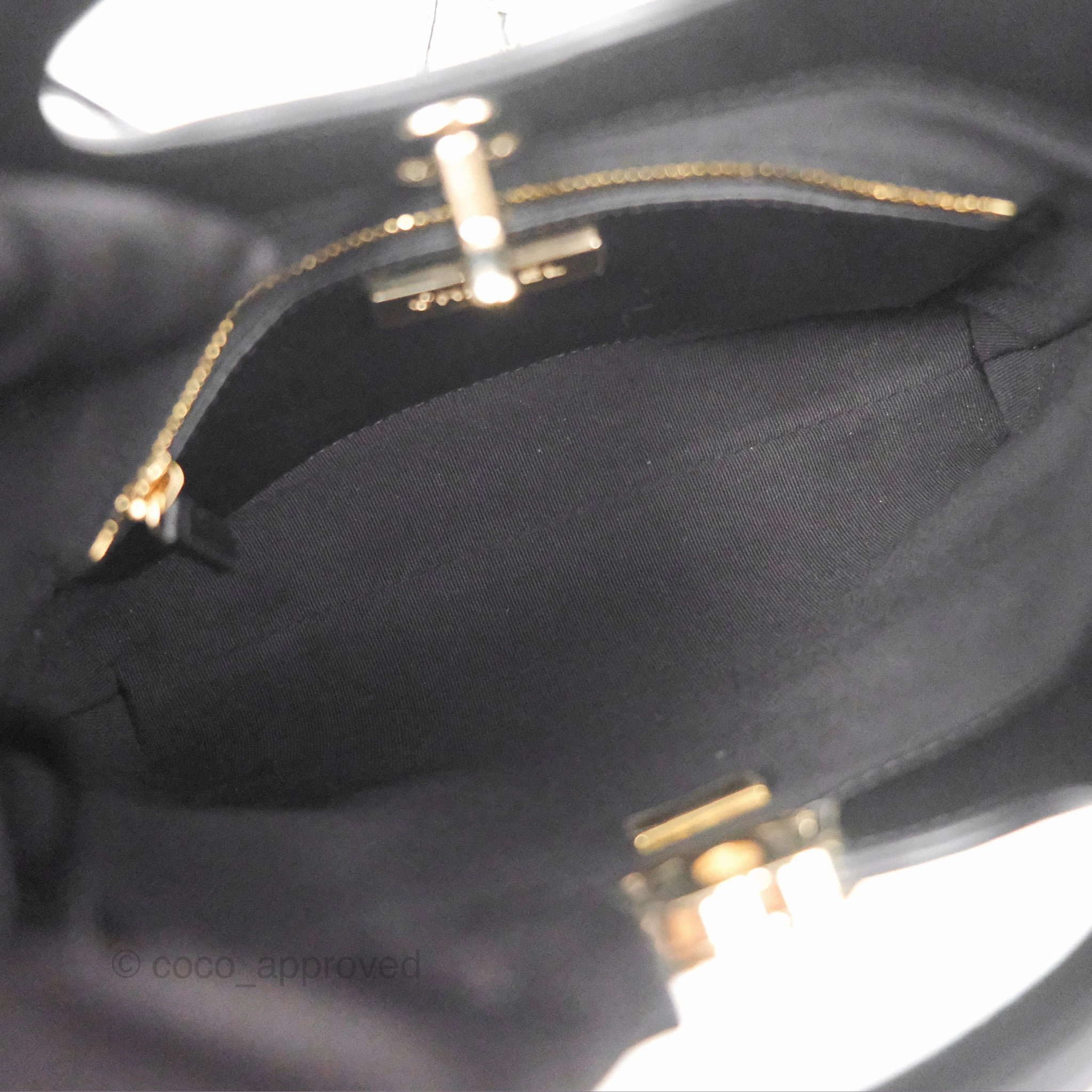 Chanel 31 Mini Black Aged Calfskin Gold Hardware