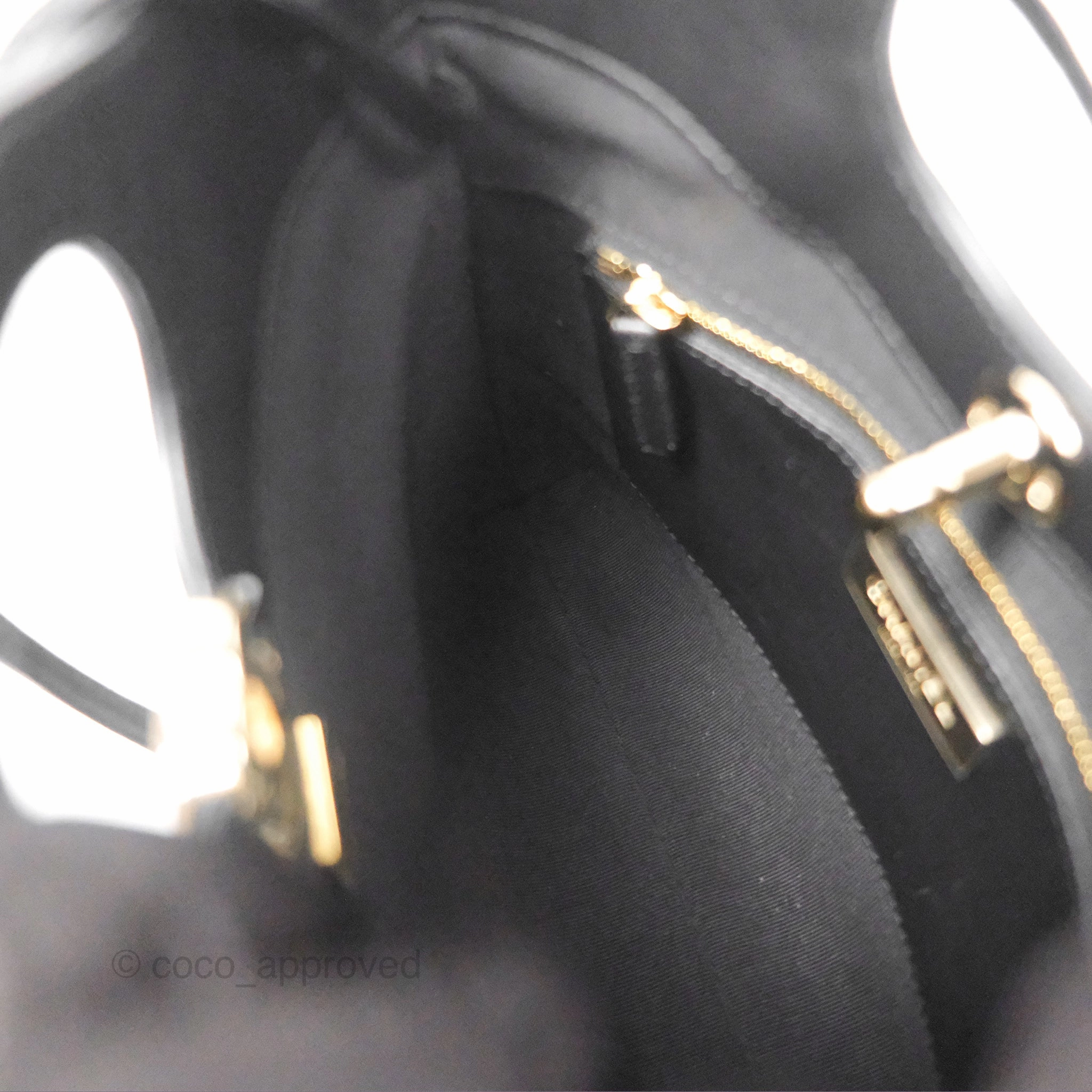 Chanel 31 Mini Black Aged Calfskin Gold Hardware