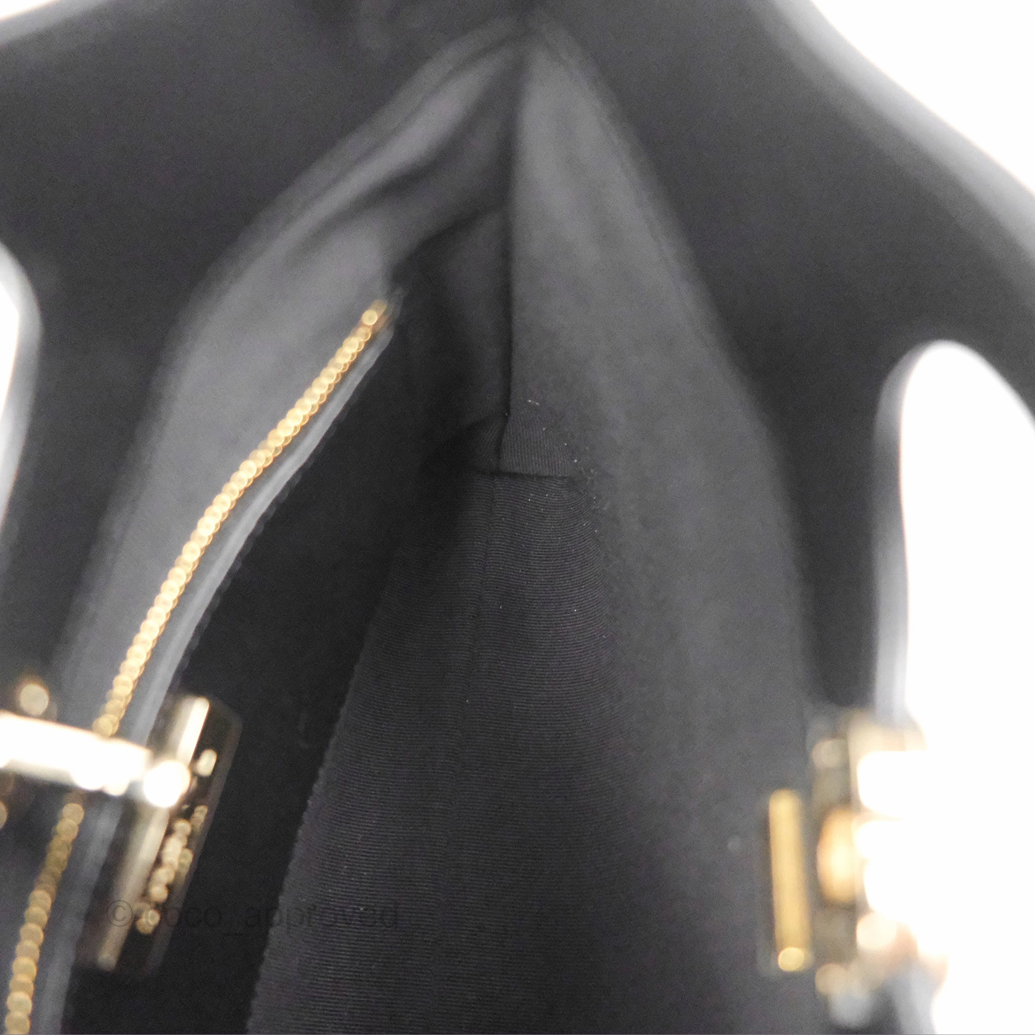 Chanel 31 Mini Black Aged Calfskin Gold Hardware