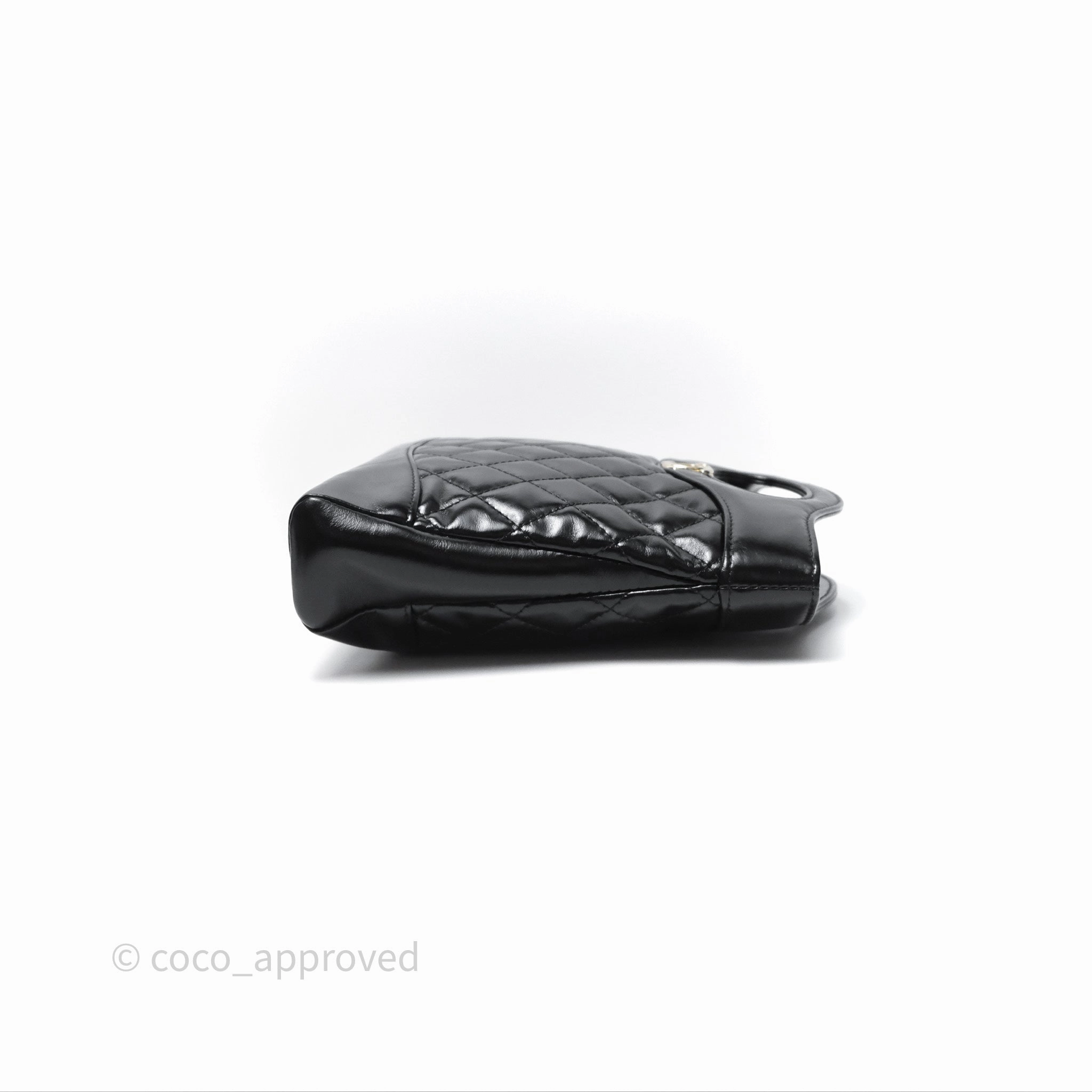 Chanel 31 Mini Black Shiny Lambskin Gold Hardware