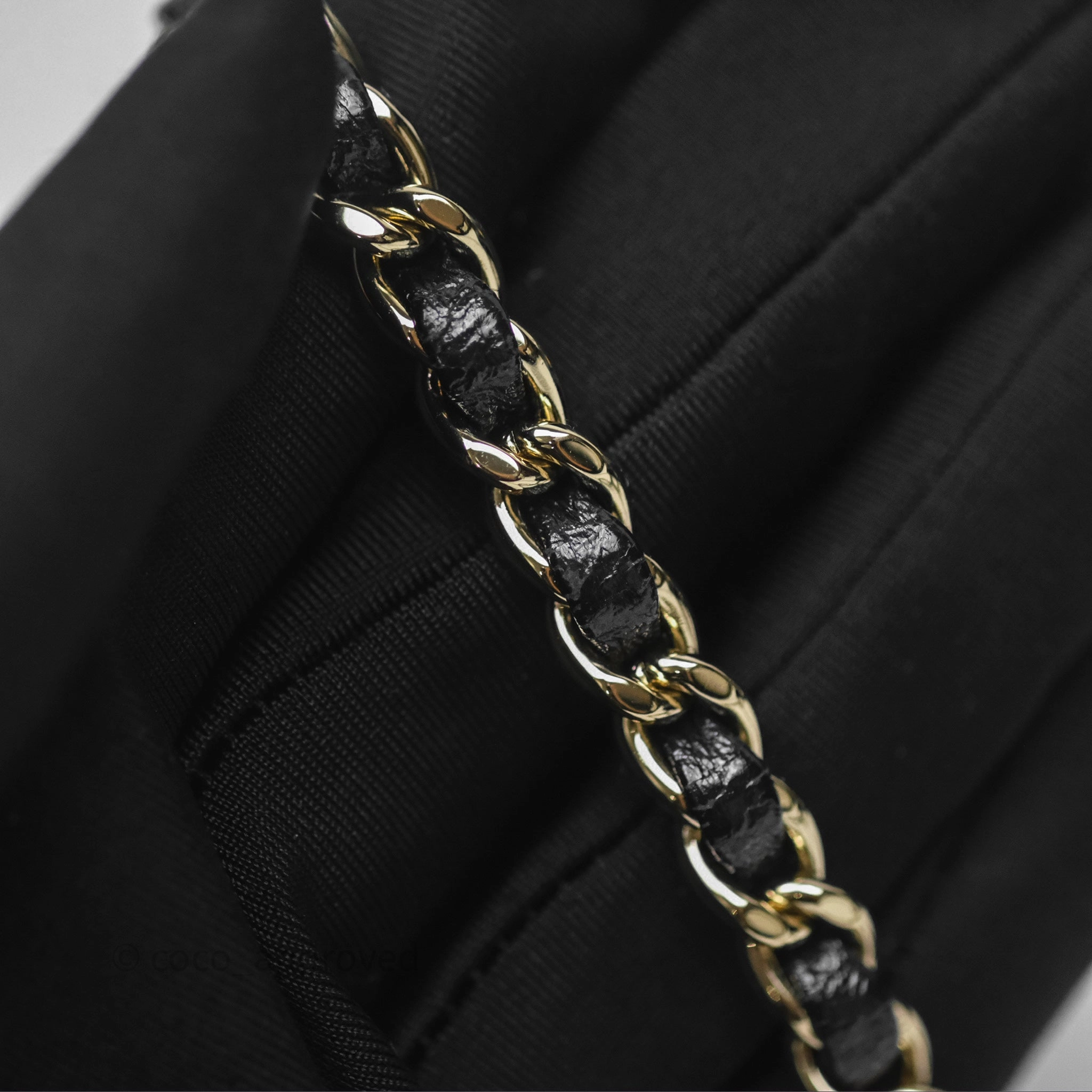 Chanel 31 Mini Black Shiny Lambskin Gold Hardware