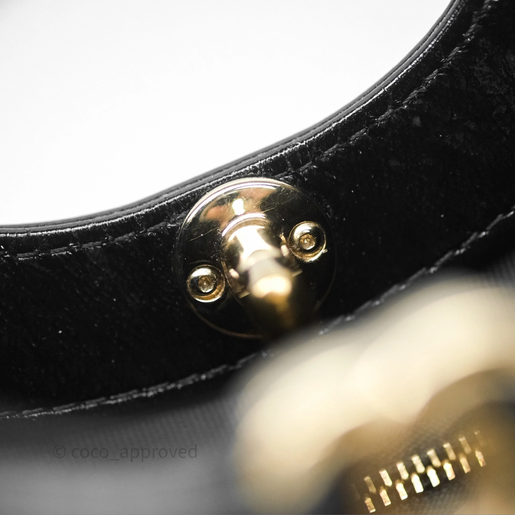 Chanel 31 Mini Black Shiny Lambskin Gold Hardware