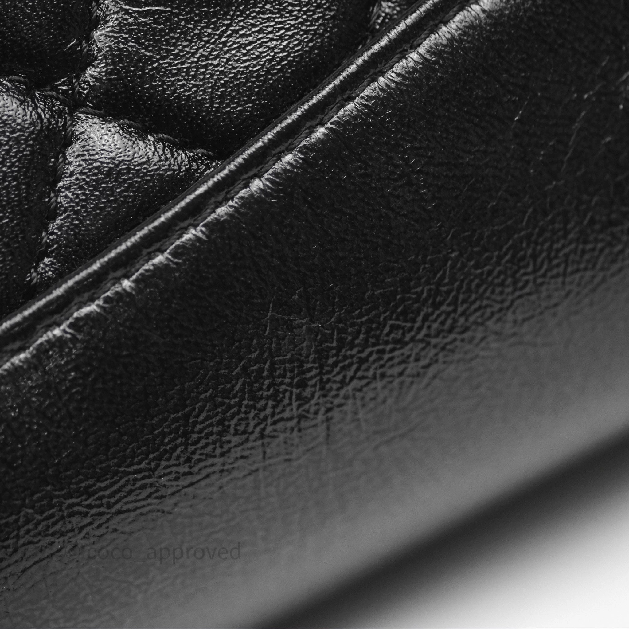 Chanel 31 Mini Black Shiny Lambskin Gold Hardware