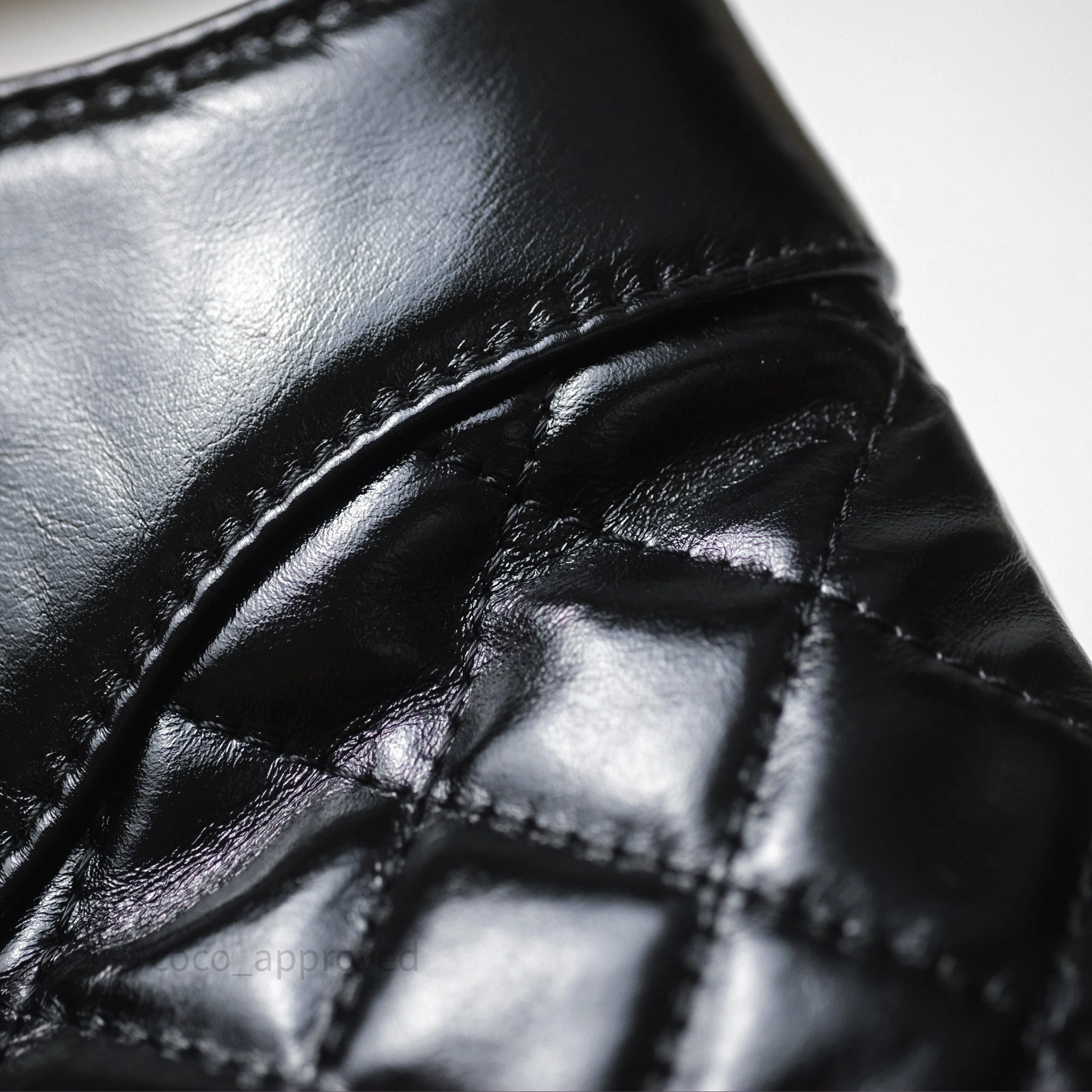 Chanel 31 Mini Black Shiny Lambskin Gold Hardware