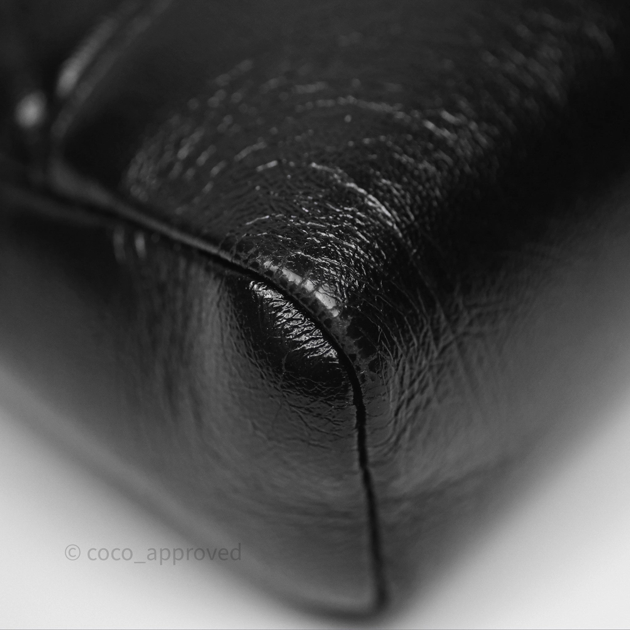 Chanel 31 Mini Black Shiny Lambskin Gold Hardware