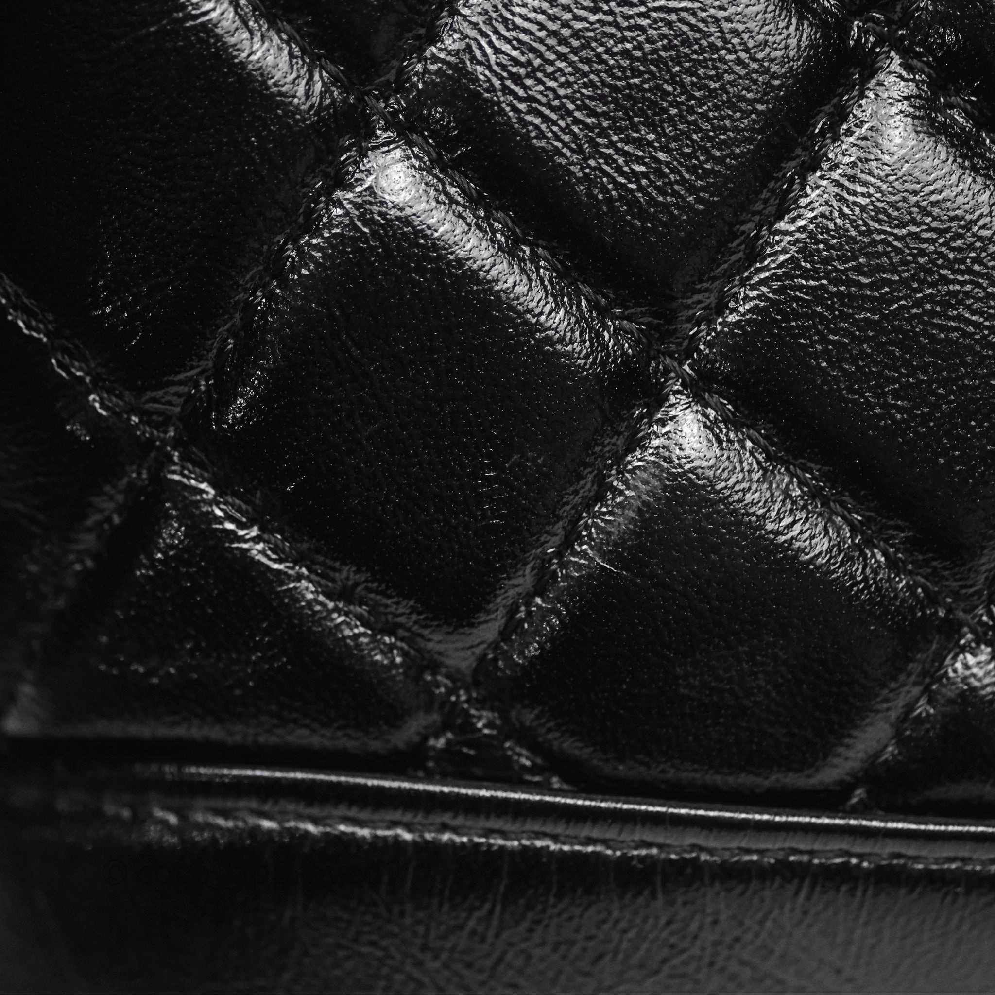 Chanel 31 Mini Black Shiny Lambskin Gold Hardware