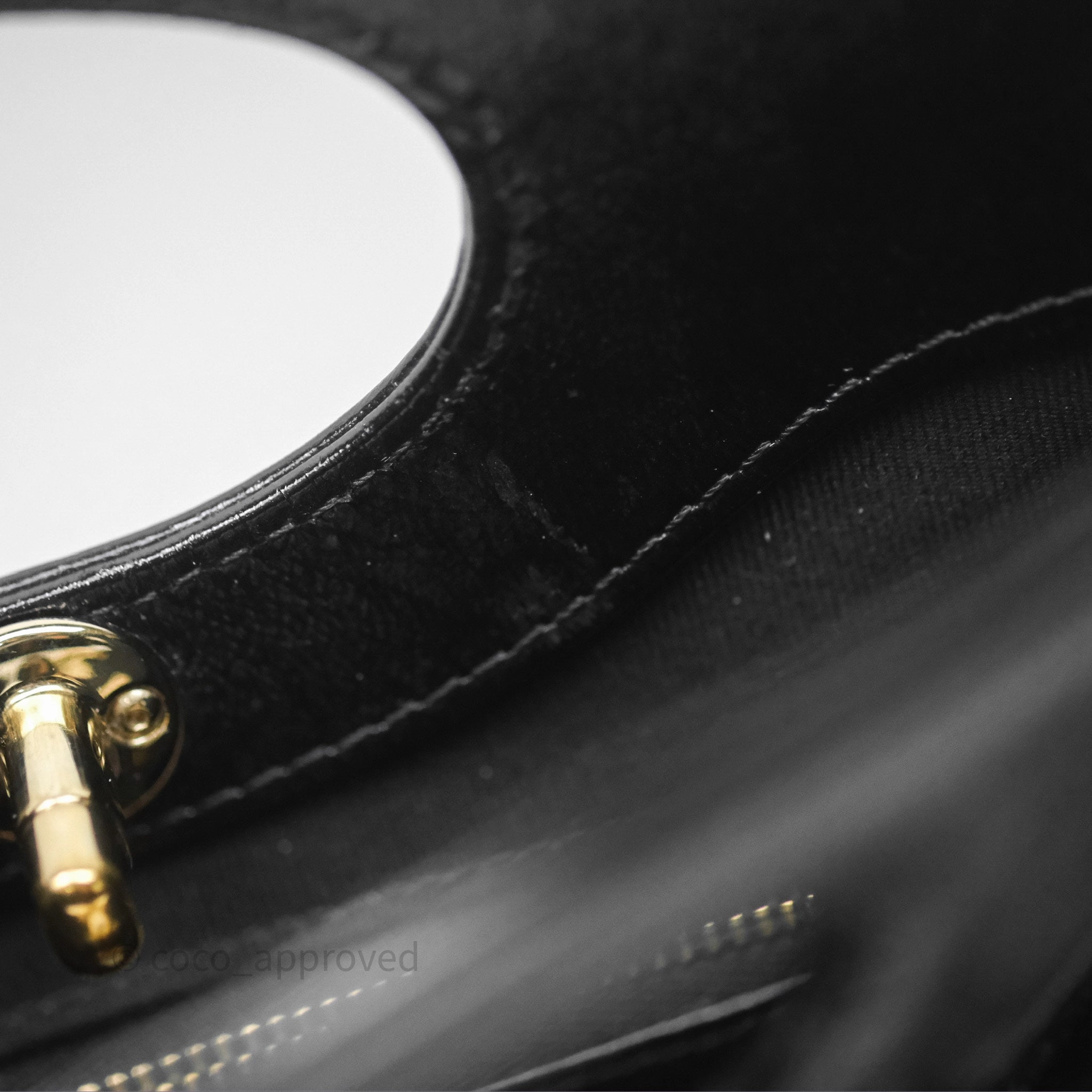Chanel 31 Mini Black Shiny Lambskin Gold Hardware