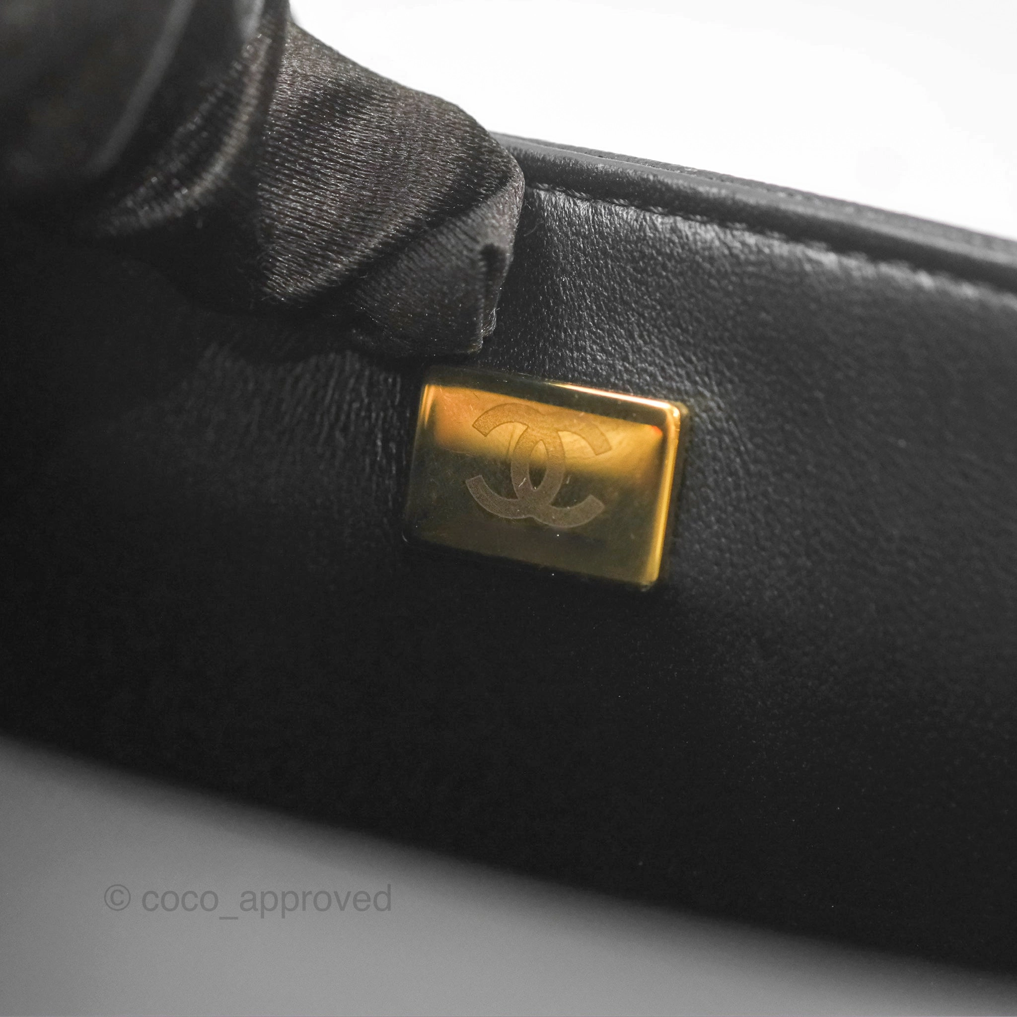 Chanel Boy Messenger Bag Black Caviar Aged Gold Hardware
