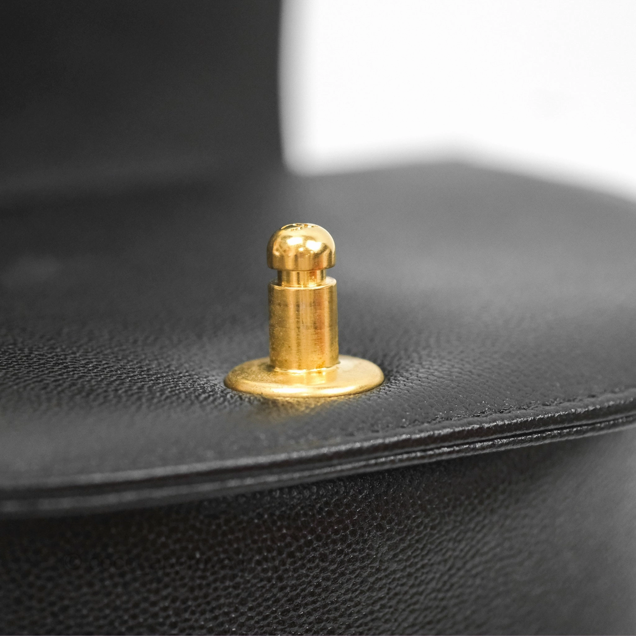 Chanel Boy Messenger Bag Black Caviar Aged Gold Hardware