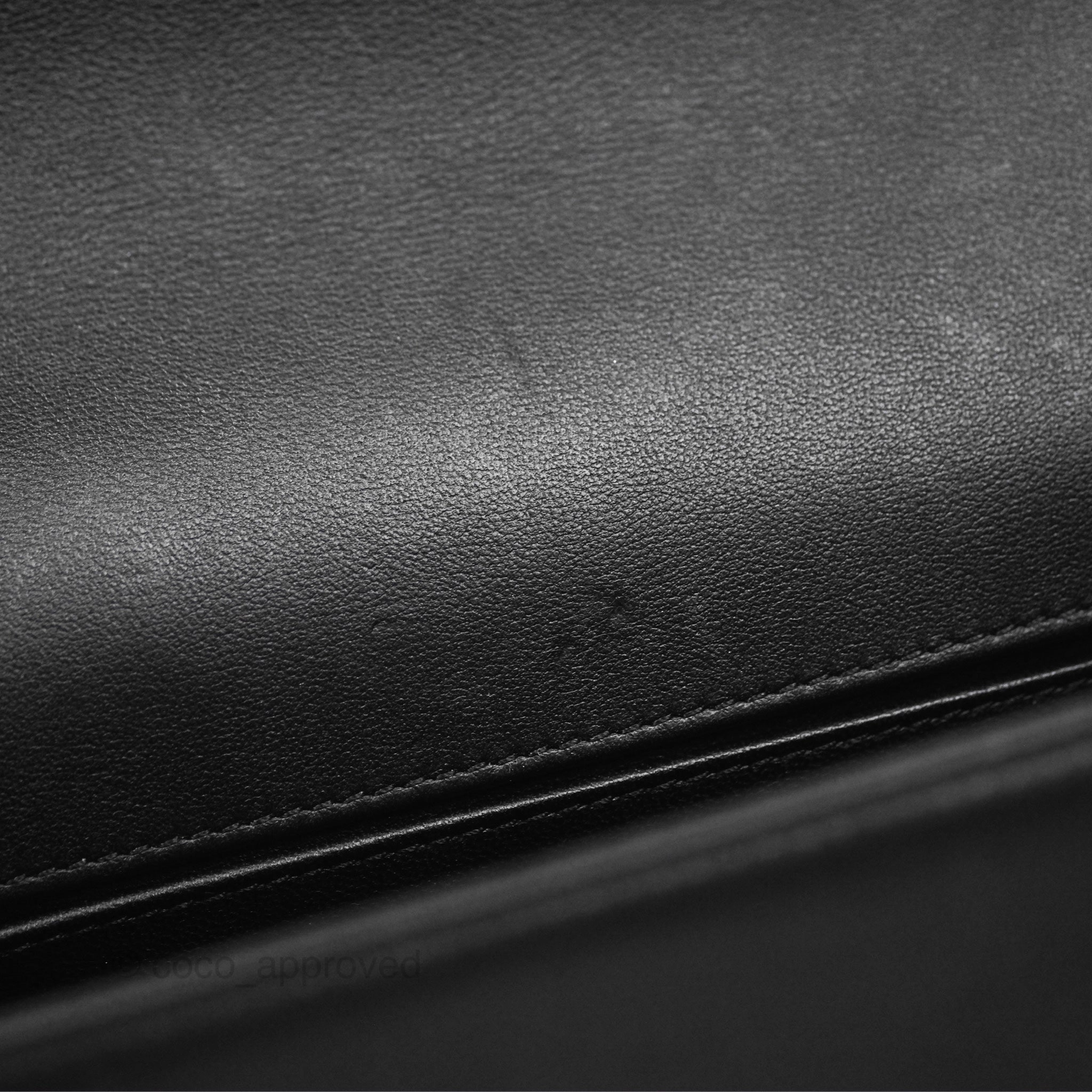 Chanel Boy Quilted Medium Black Calfskin Ruthenium Hardware