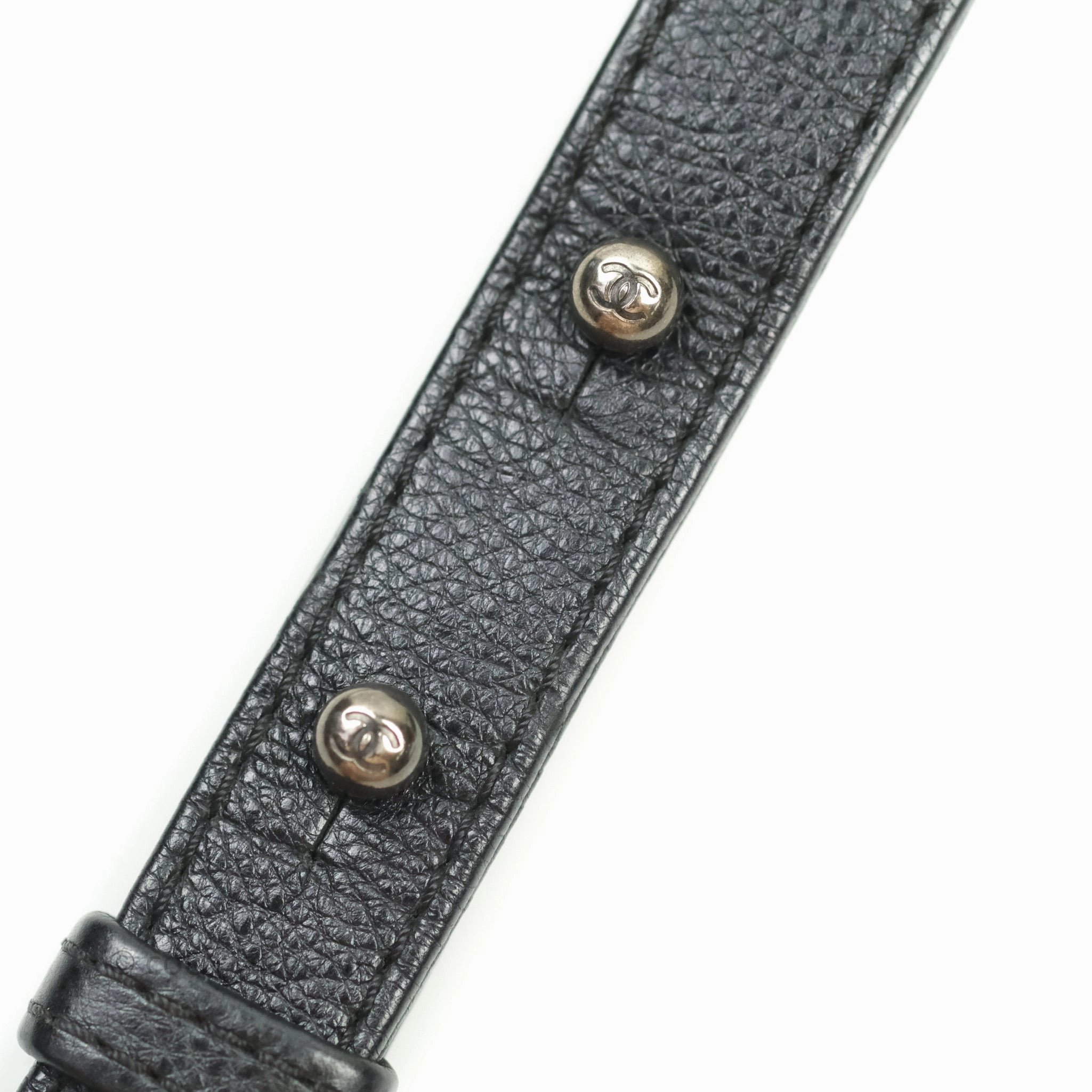 Chanel Boy Quilted Medium Black Grained Calfskin Ruthenium Hardware