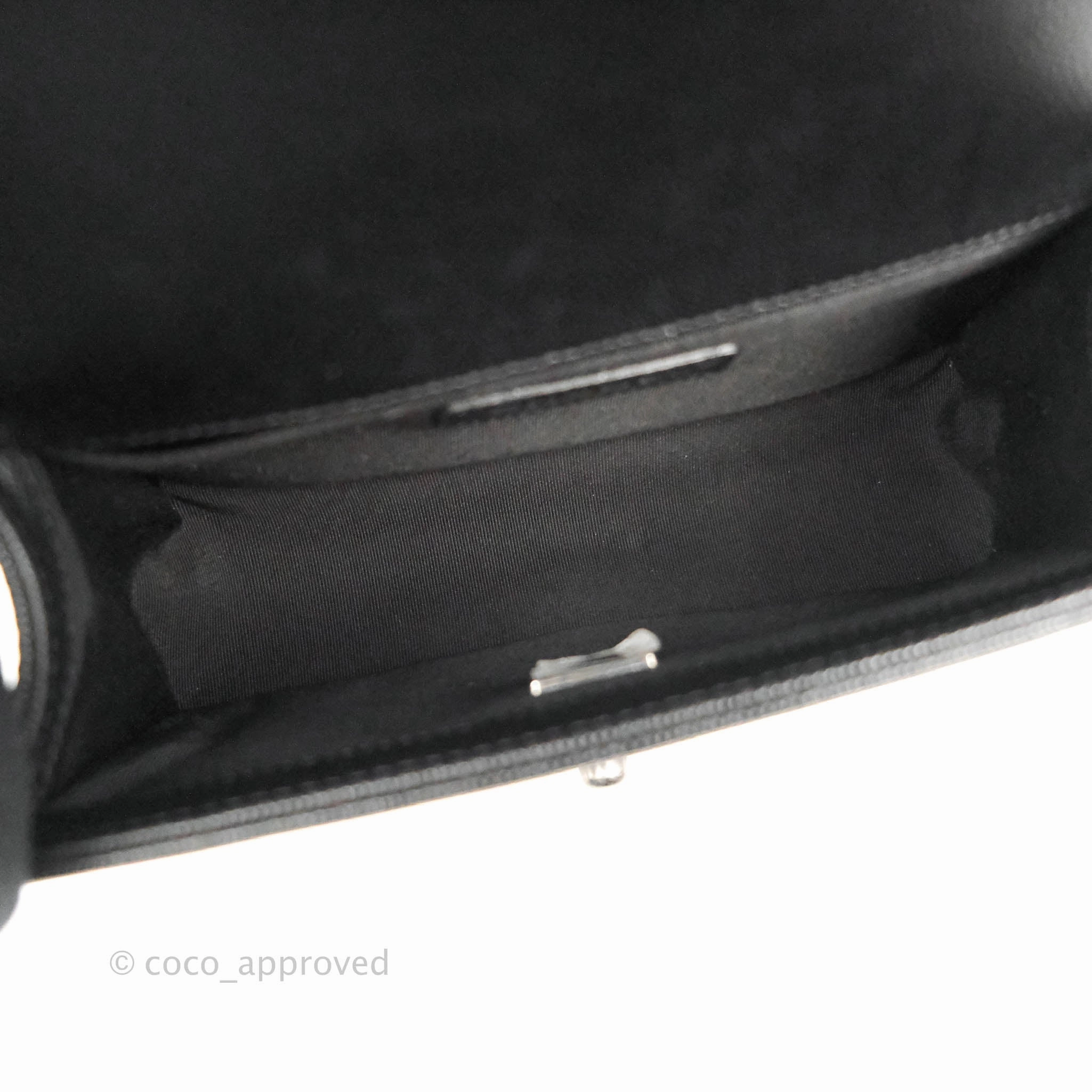 Chanel Boy Quilted Small Black Caviar Ruthenium Hardware