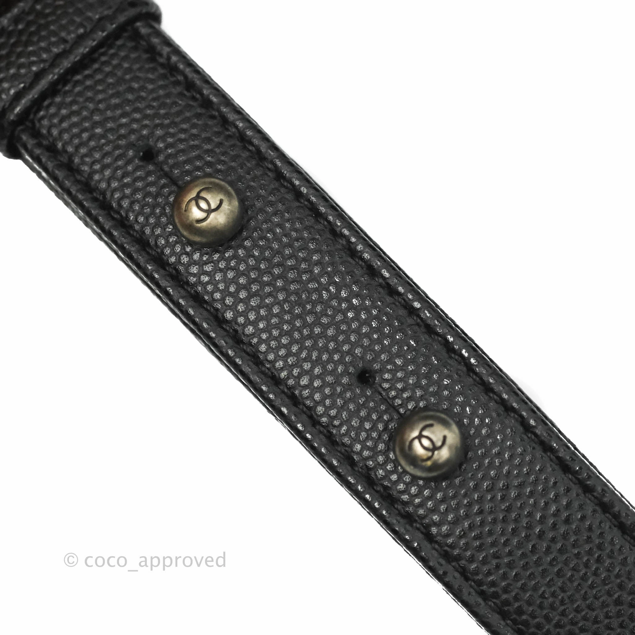 Chanel Boy Quilted Small Black Caviar Ruthenium Hardware