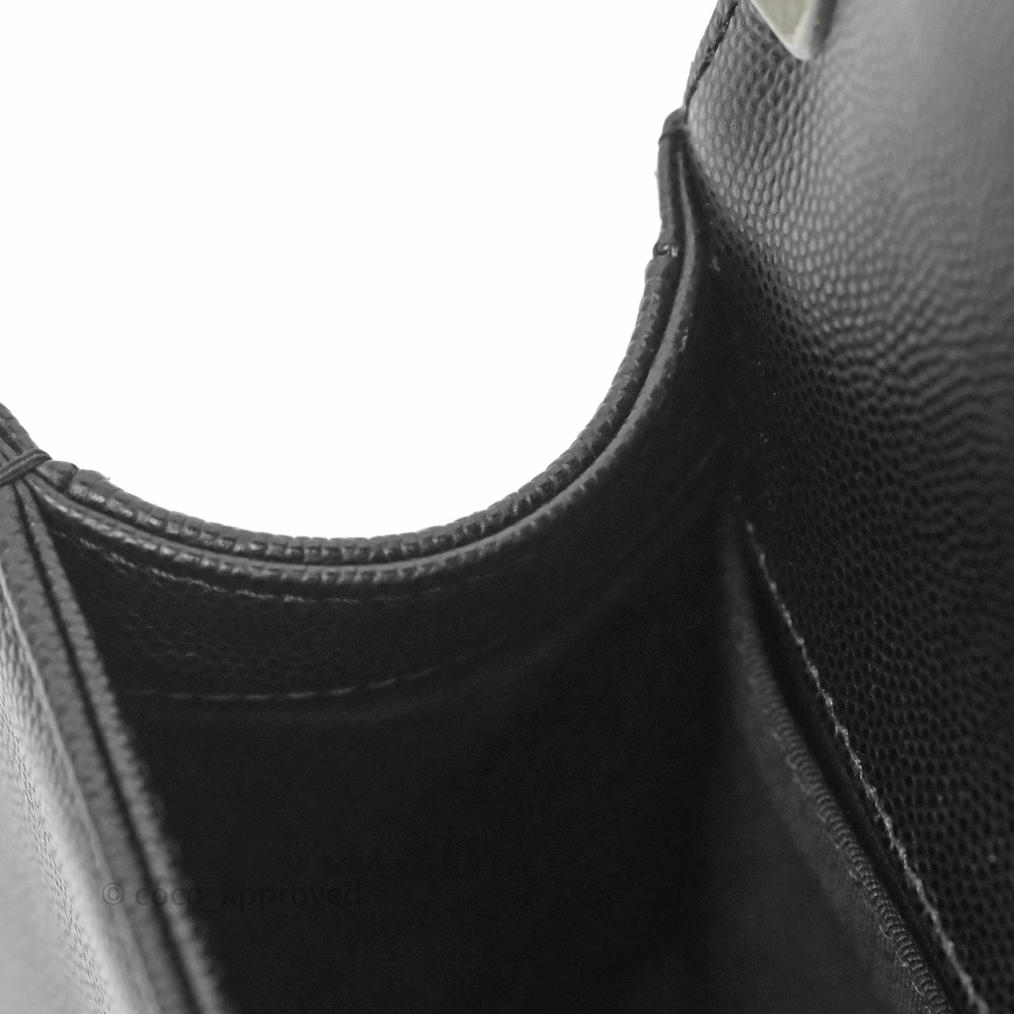Chanel Boy Quilted Small Black Caviar Ruthenium Hardware