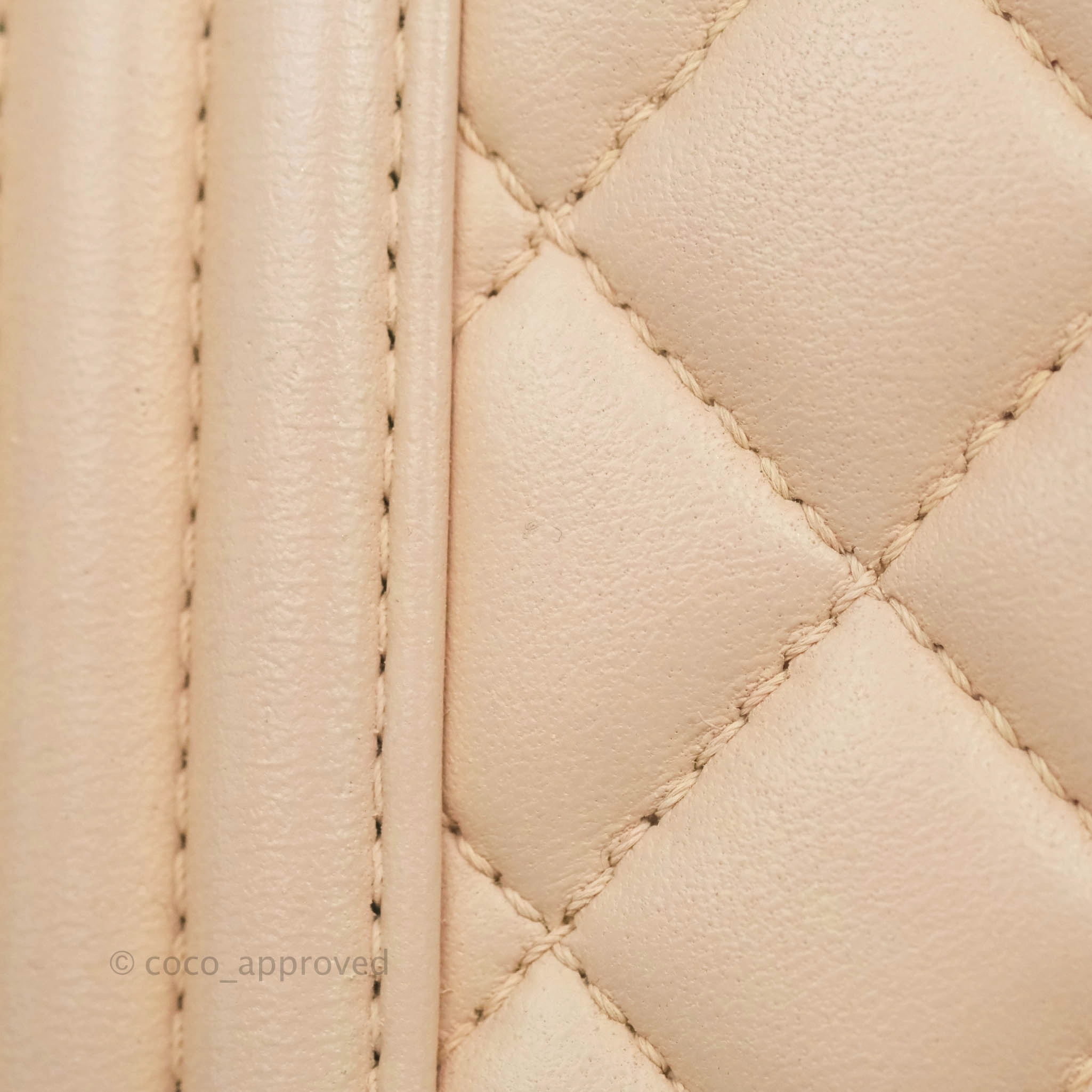 Chanel Boy Small Light Beige Pink Calfskin Ruthenium Hardware