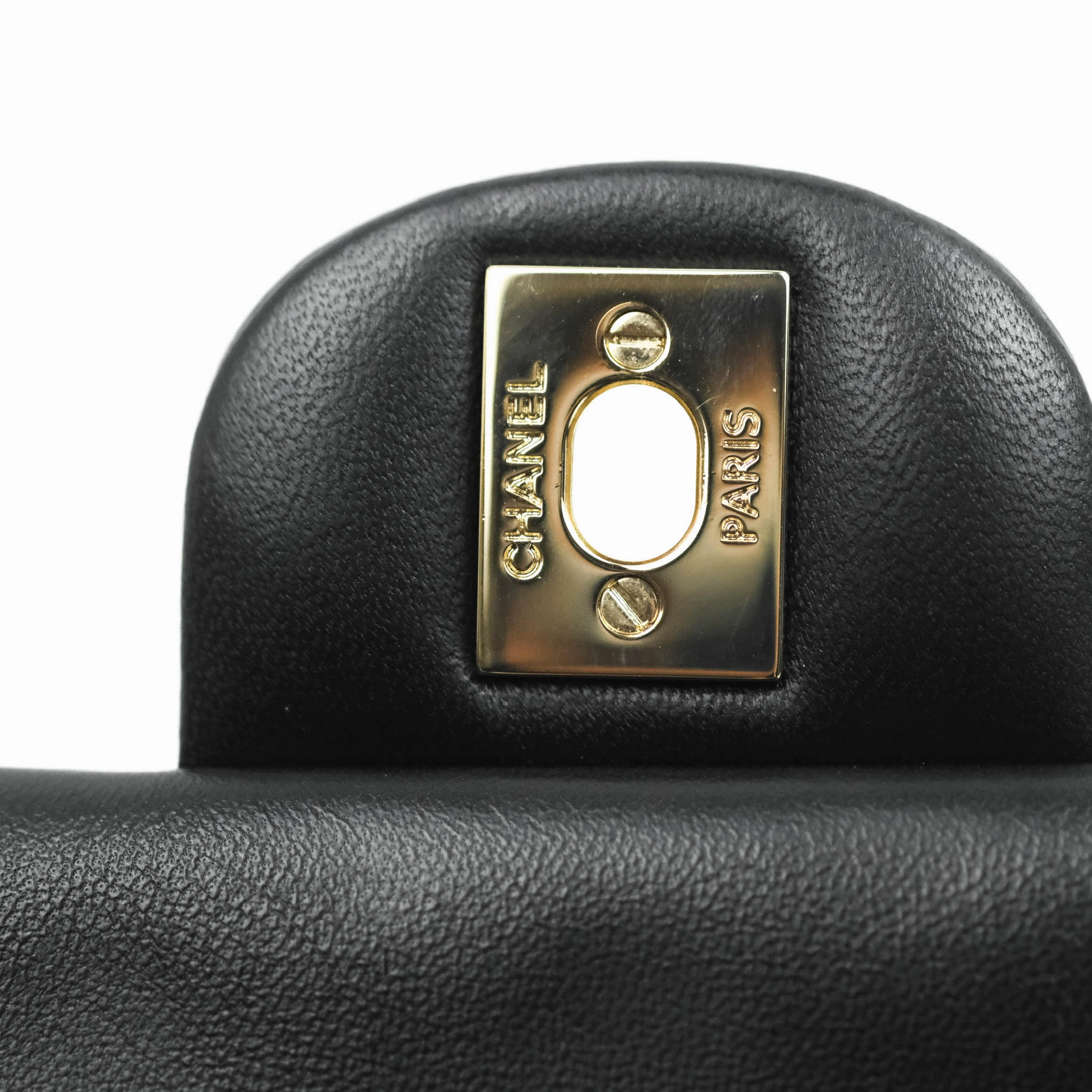 Chanel Classic Mini Rectangular Flap Black Lambskin Gold Hardware